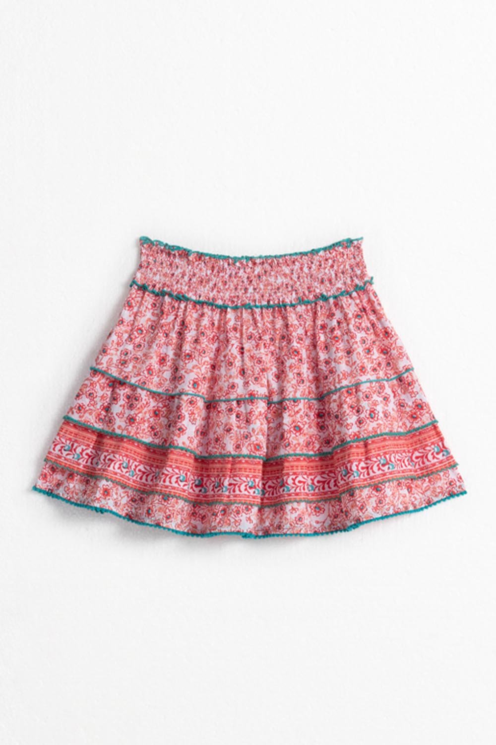 Kids Mini Skirt Ariel - Pink Anemone - Poupette St Barth