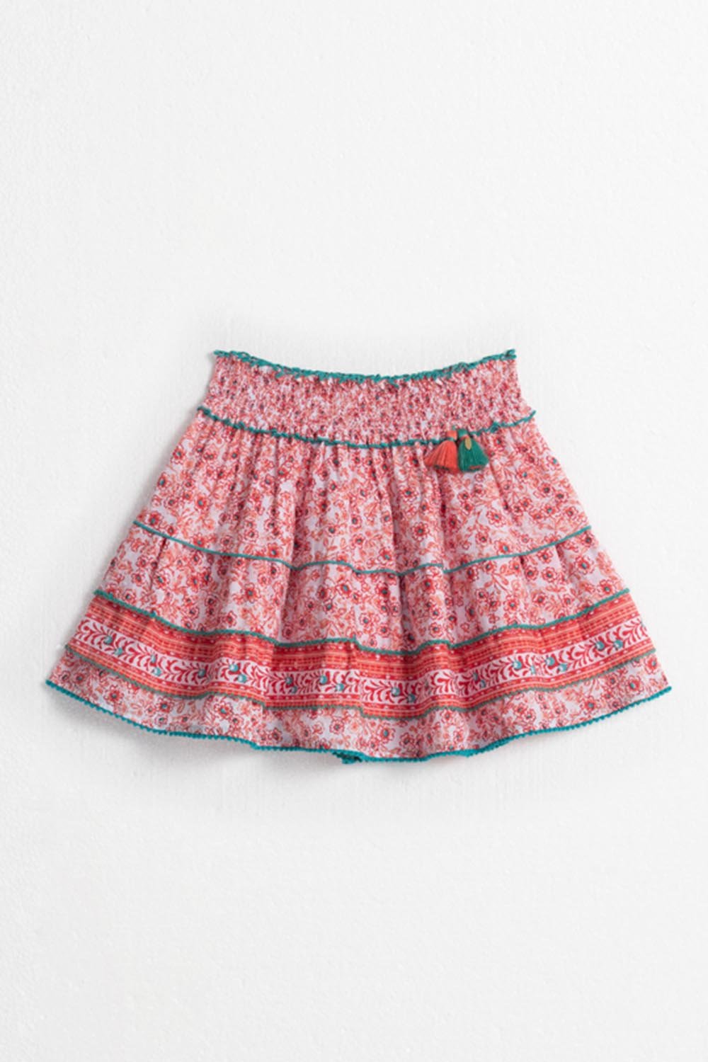 Kids Mini Skirt Ariel - Pink Anemone - Poupette St Barth