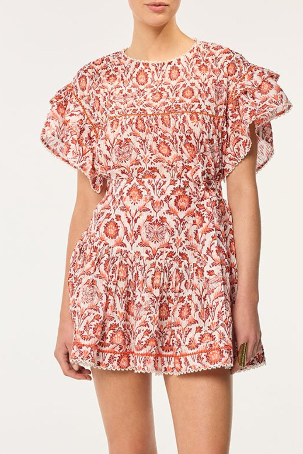 Mini Skirt Chantal - Pink Victorian - Poupette St Barth