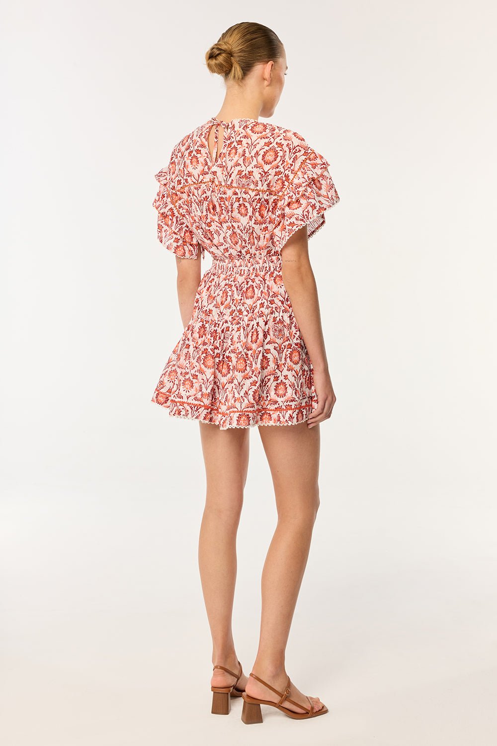 Mini Skirt Chantal - Pink Victorian - Poupette St Barth