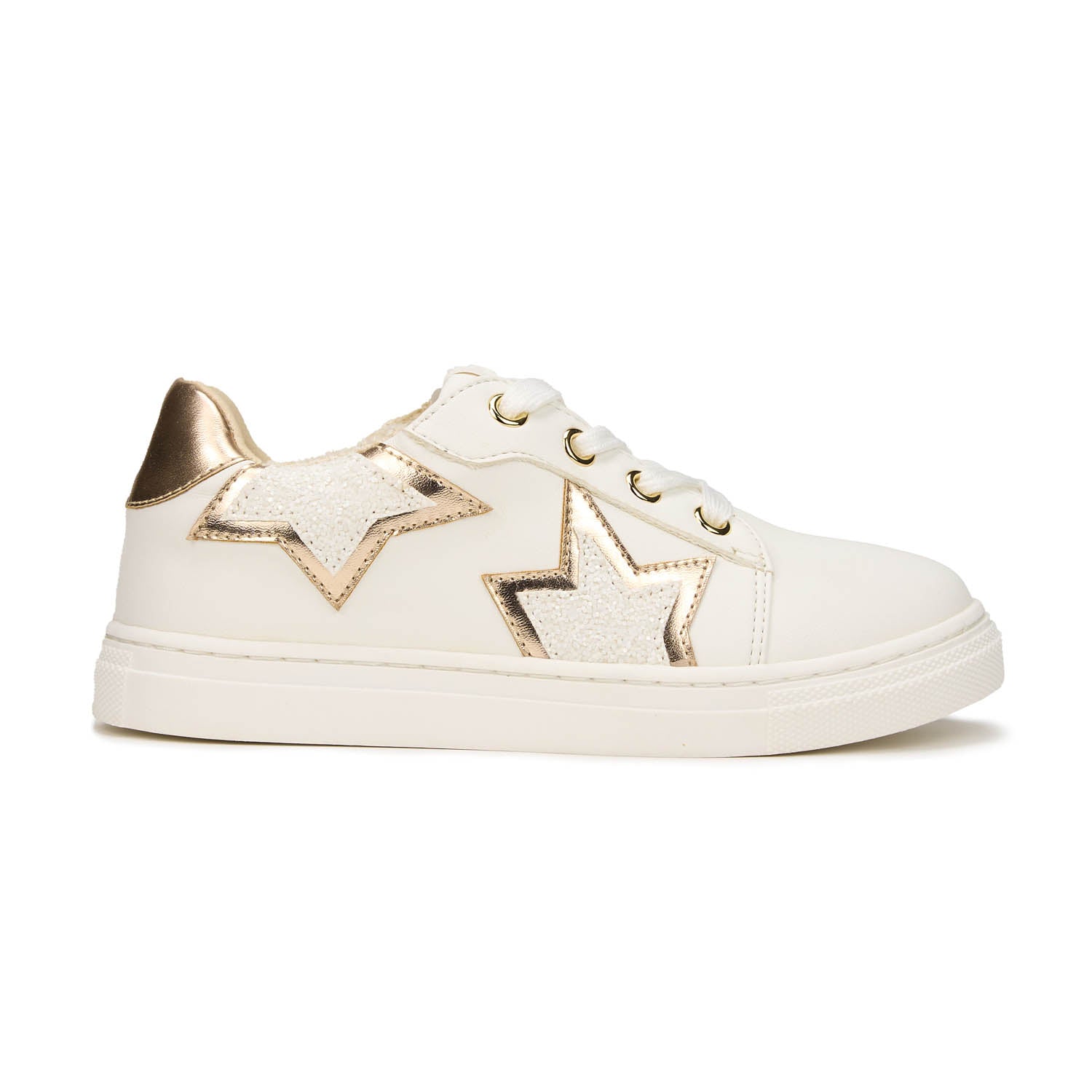 Yosi Miss Harper Sneaker in Rose Gold Glitter - Kids Shoe
