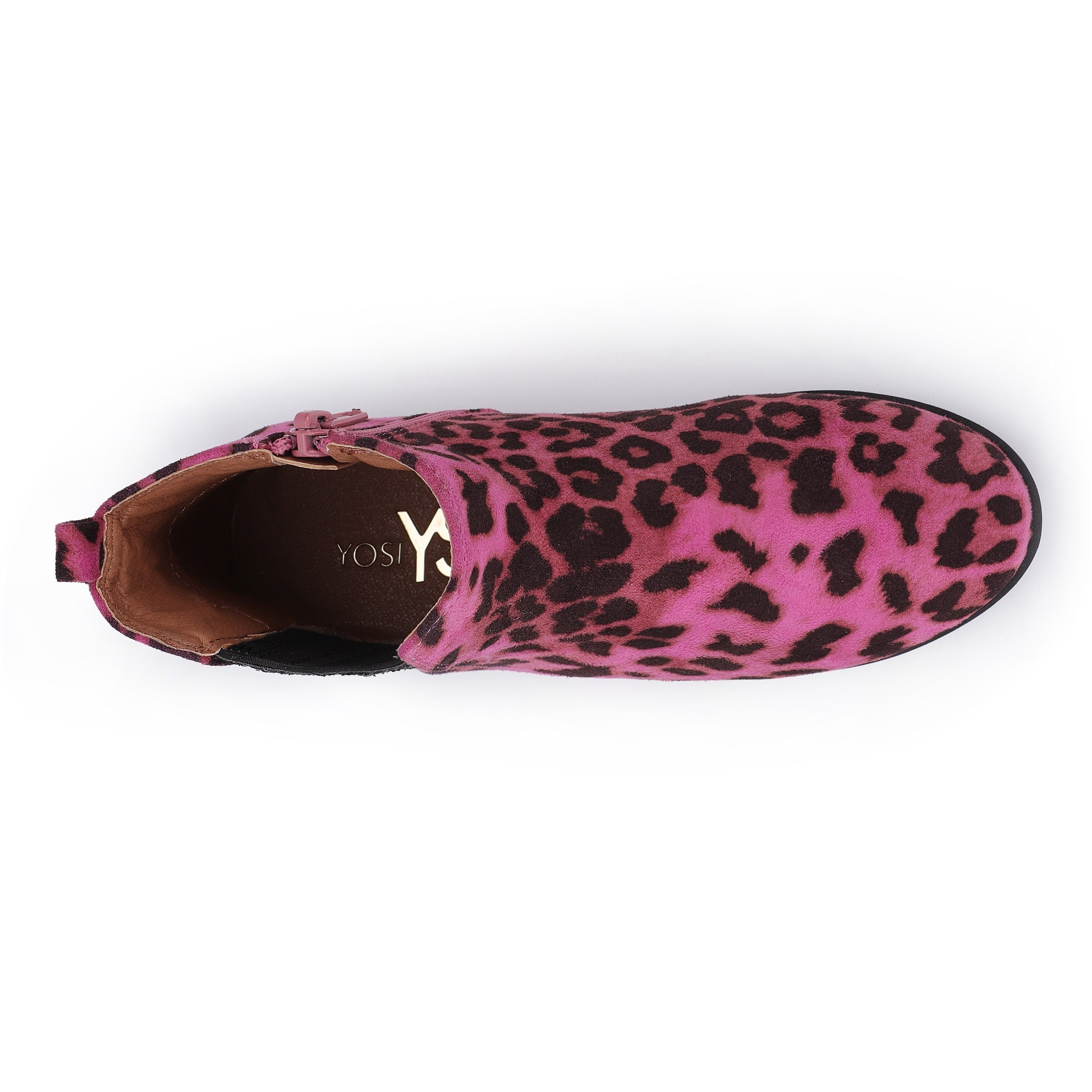 Miss Mollie Boot in Pink Leopard - Kids - Yosi Samra  - Kids' Boots