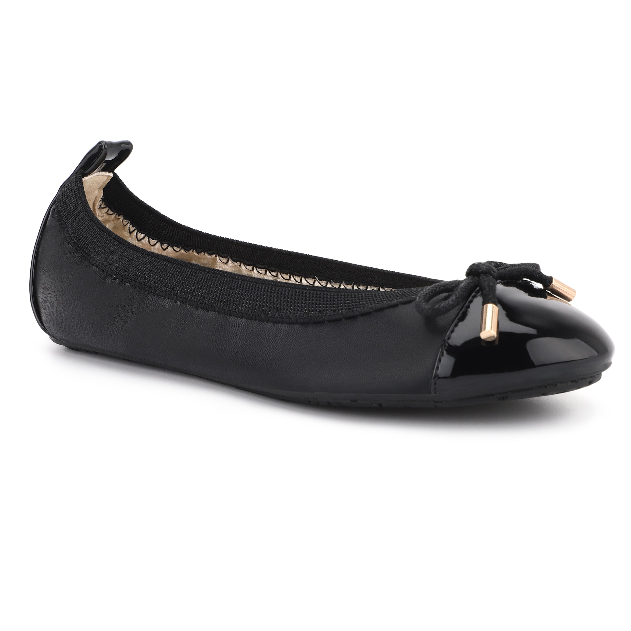 Miss Samantha Ballet Flat in Black - Kids - Yosi Samra  - Kids' Flats