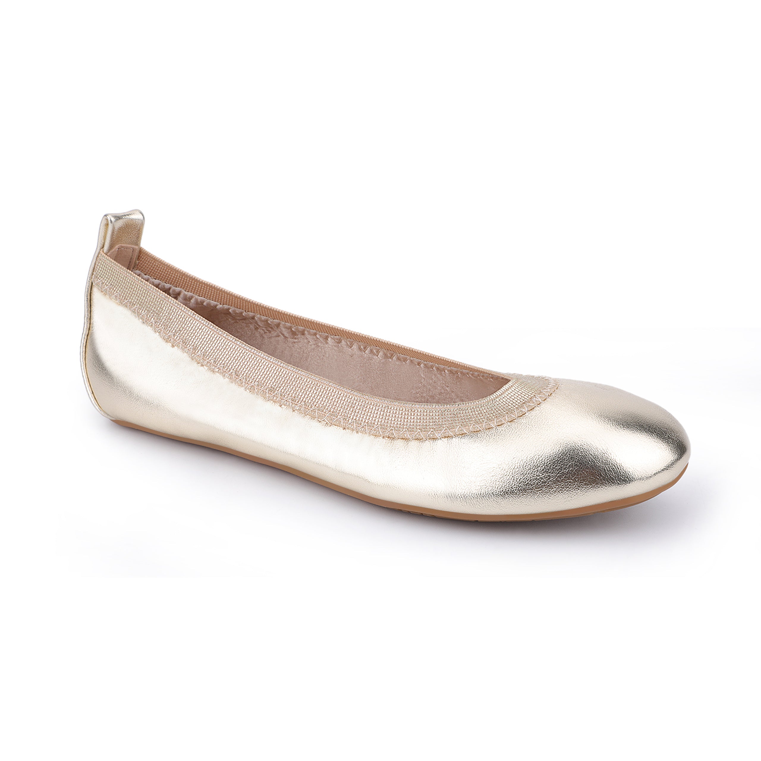 Miss Samara Ballet Flat in Gold - Kids - Yosi Samra  - Kids' Flats
