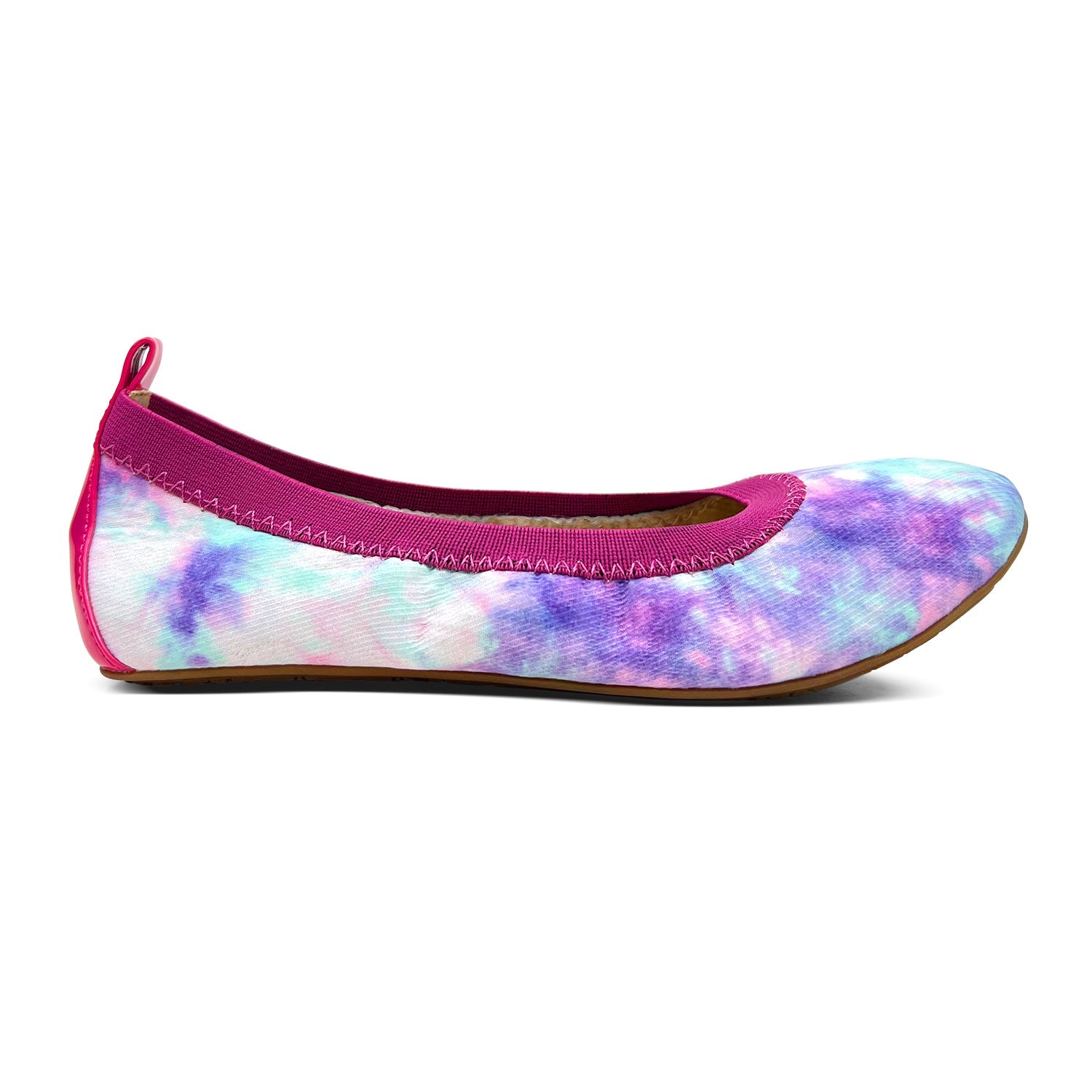 Miss Samara Ballet Flat in Pink Tie Dye - Kids - Yosi Samra  - Kids' Flats