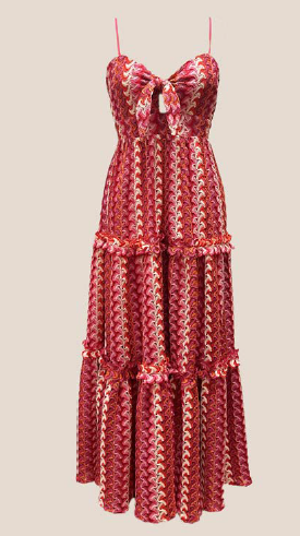 Molly Maxi Dress | Red Multi