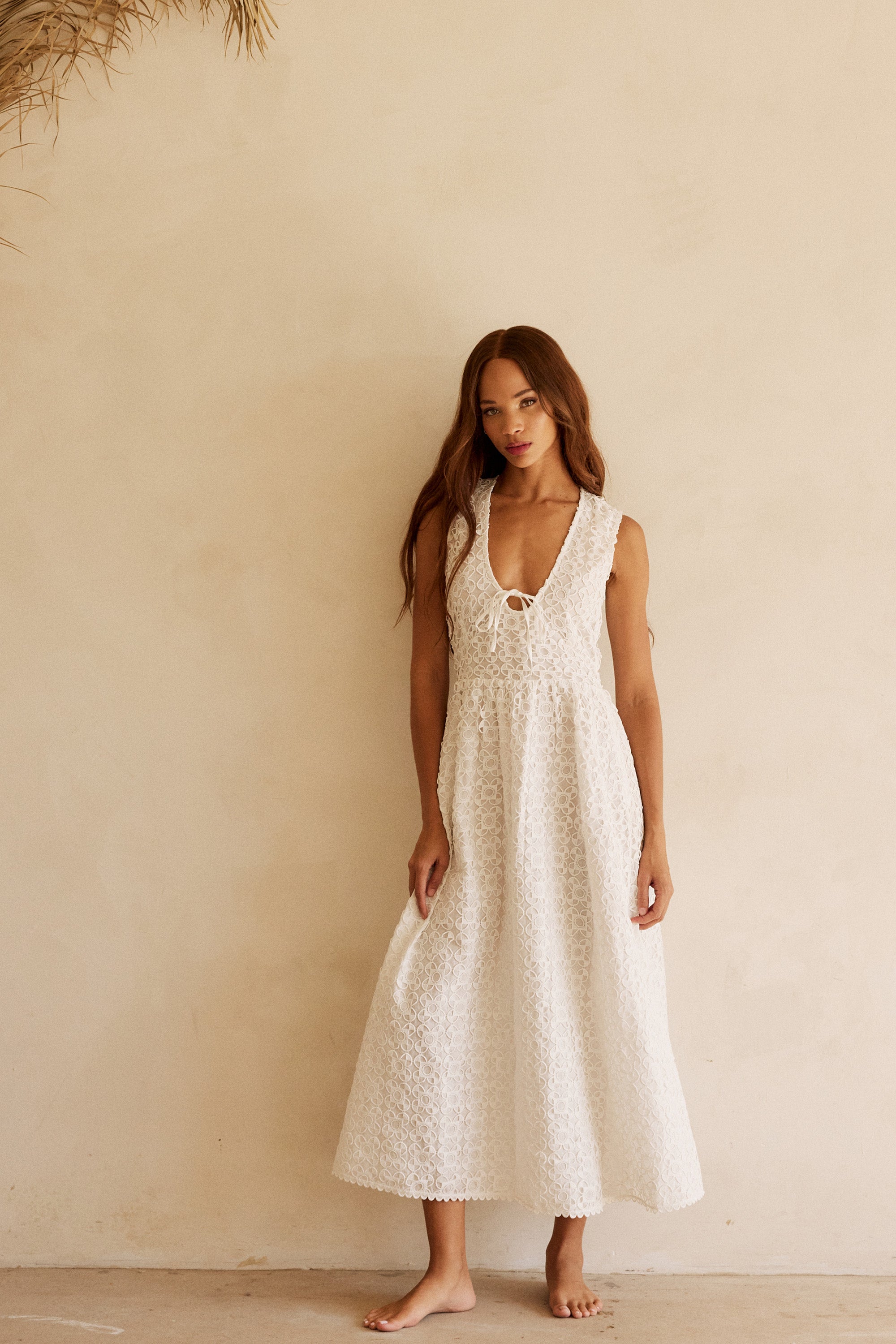 Morris Dress | White