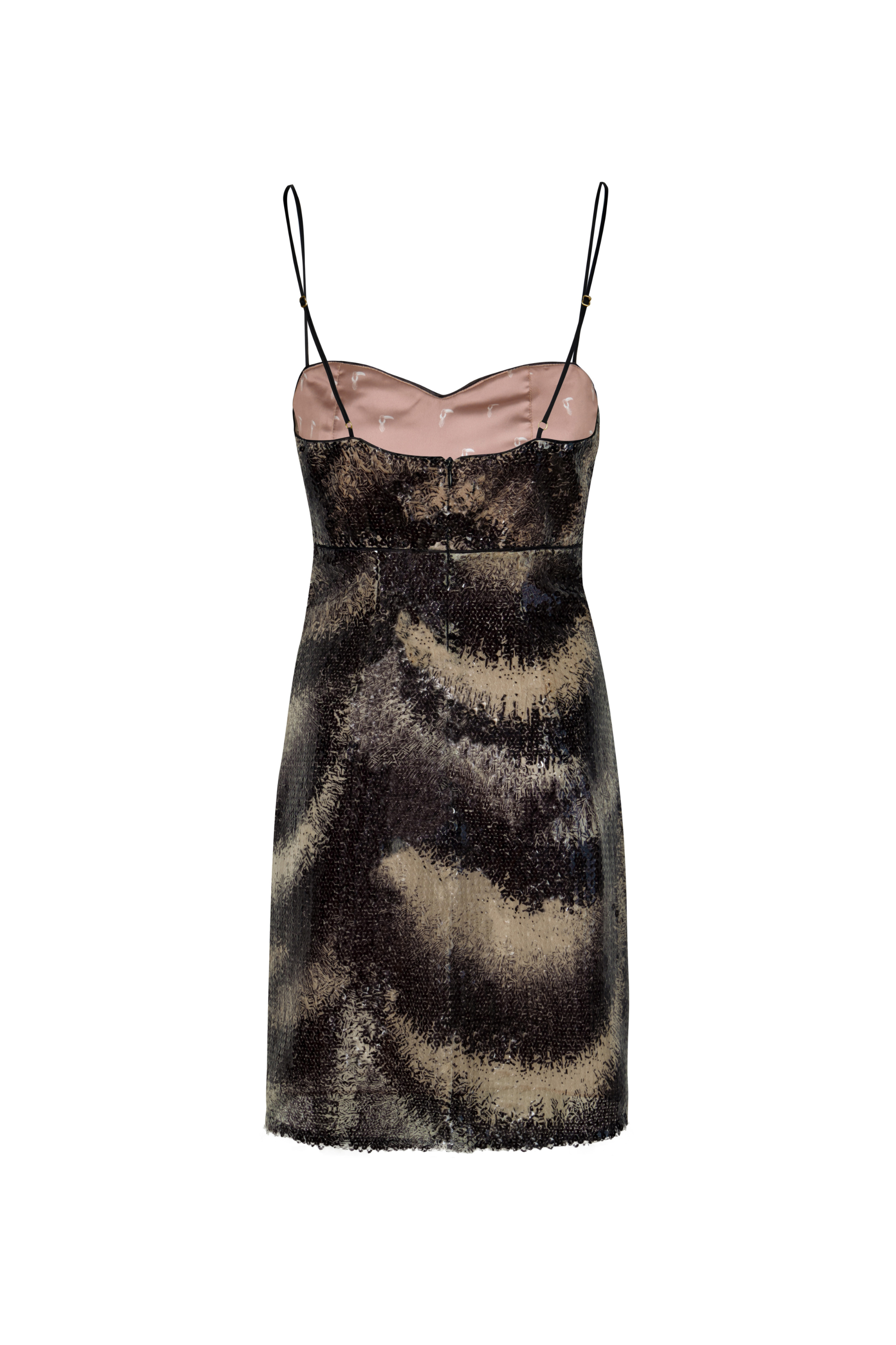 Mujer Divina Sequins Mini Dress / Black