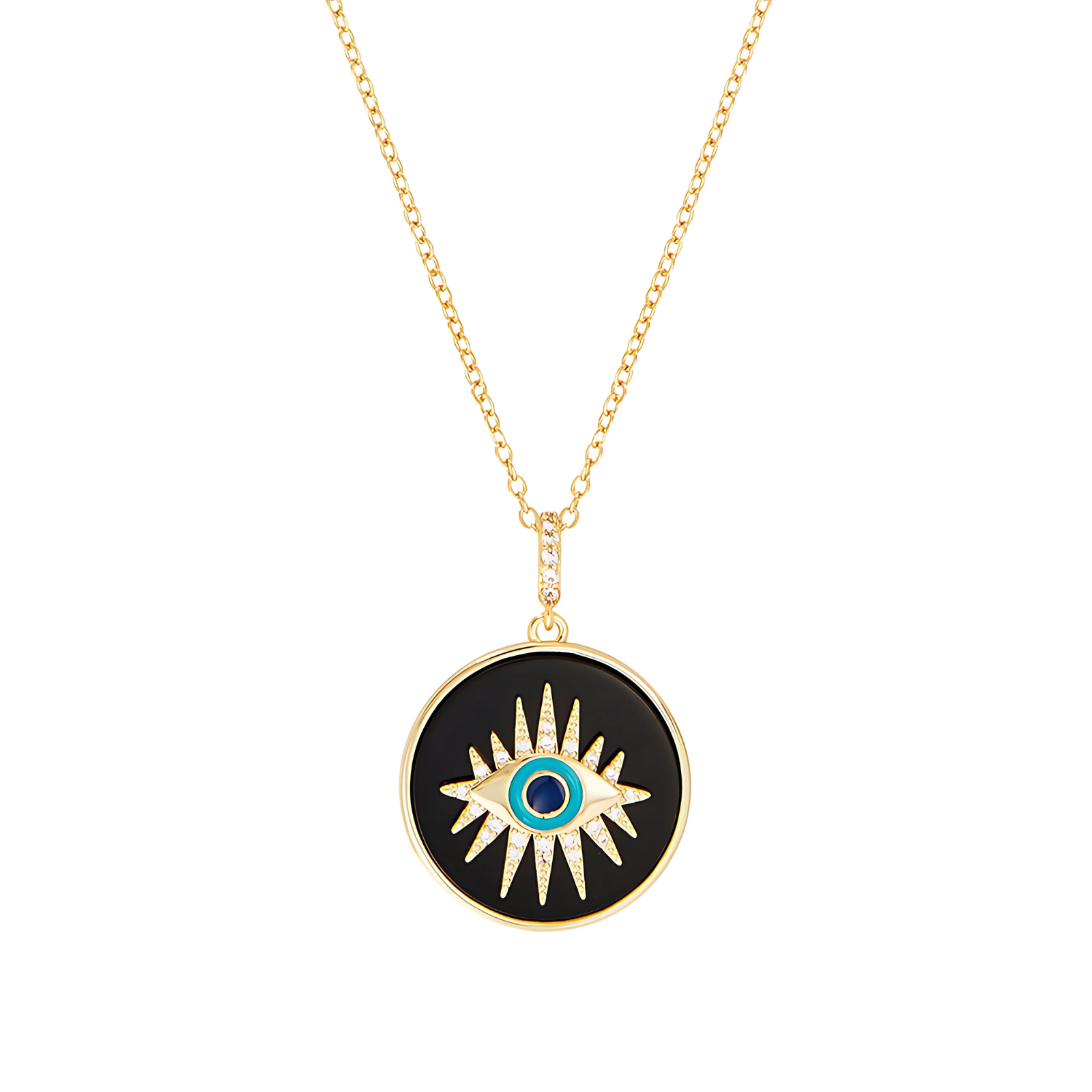 I Am Protected Necklace - Mykonos Edition (black onyx)
