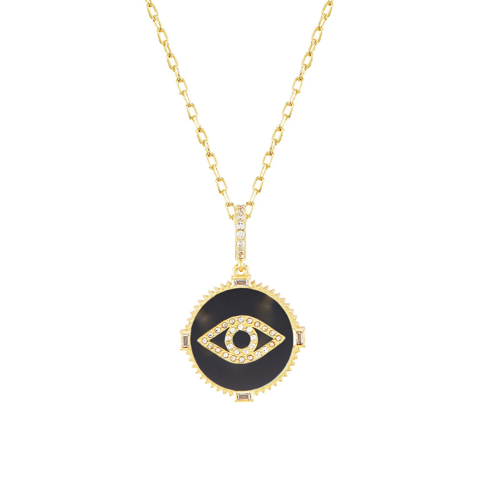 I Am Protected Necklace (black onyx)