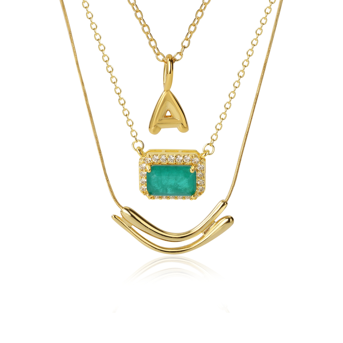 A Golden x Doha Necklace Set
