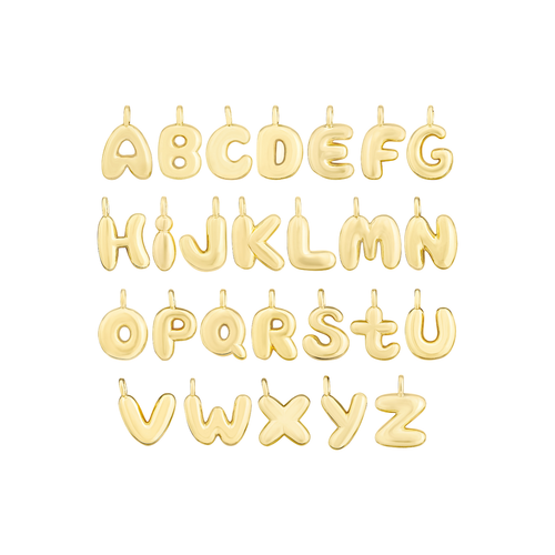 Alphabet Necklace V1 (Pendant + Chain)