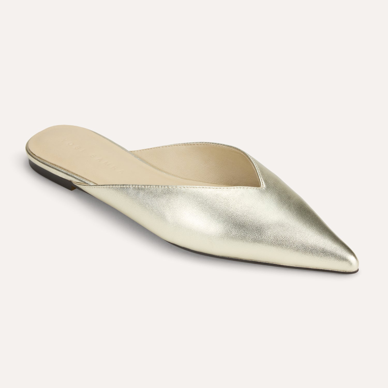NERA IN GOLD METALLIC LEATHER - Yosi Samra  -
