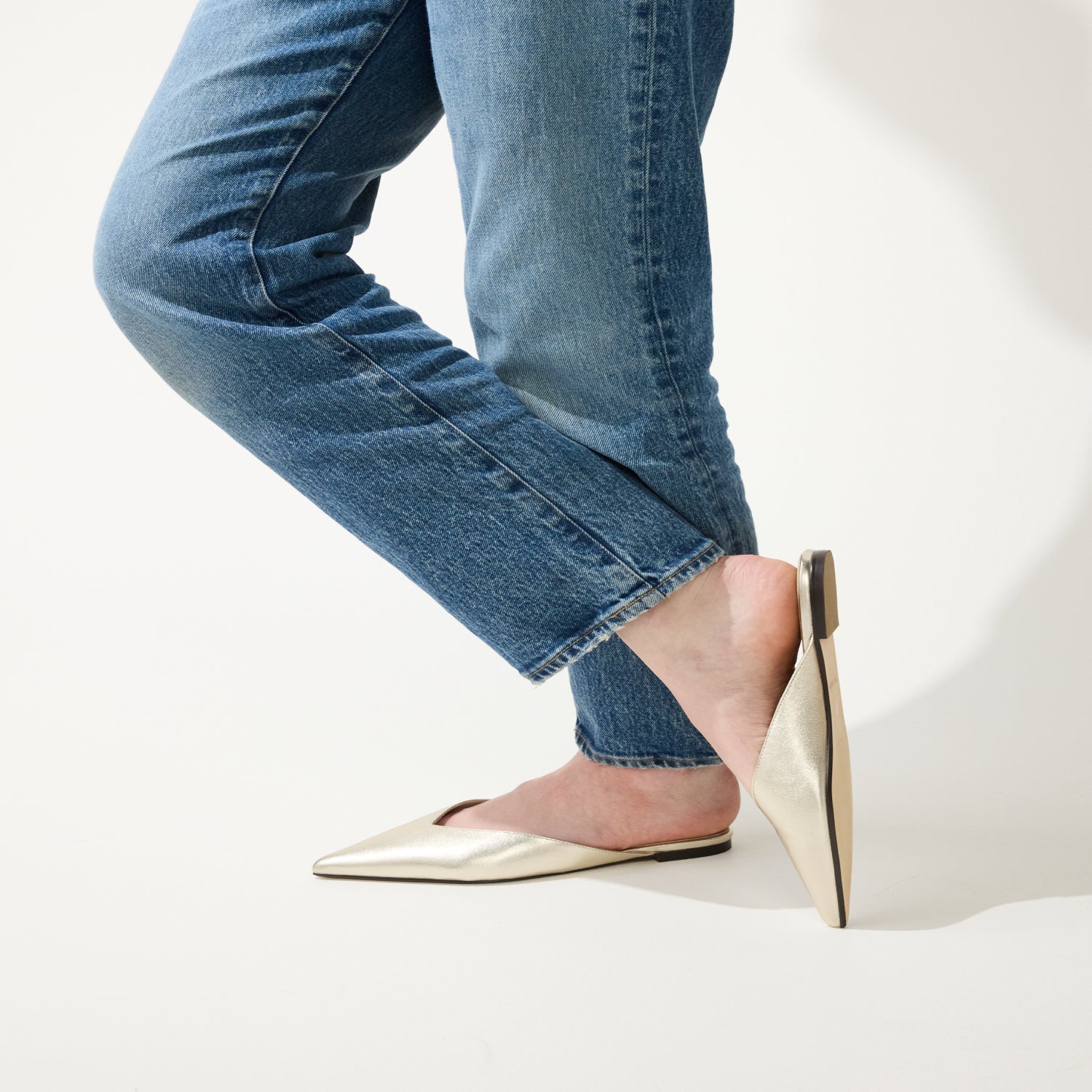 NERA IN GOLD METALLIC LEATHER - Yosi Samra  -