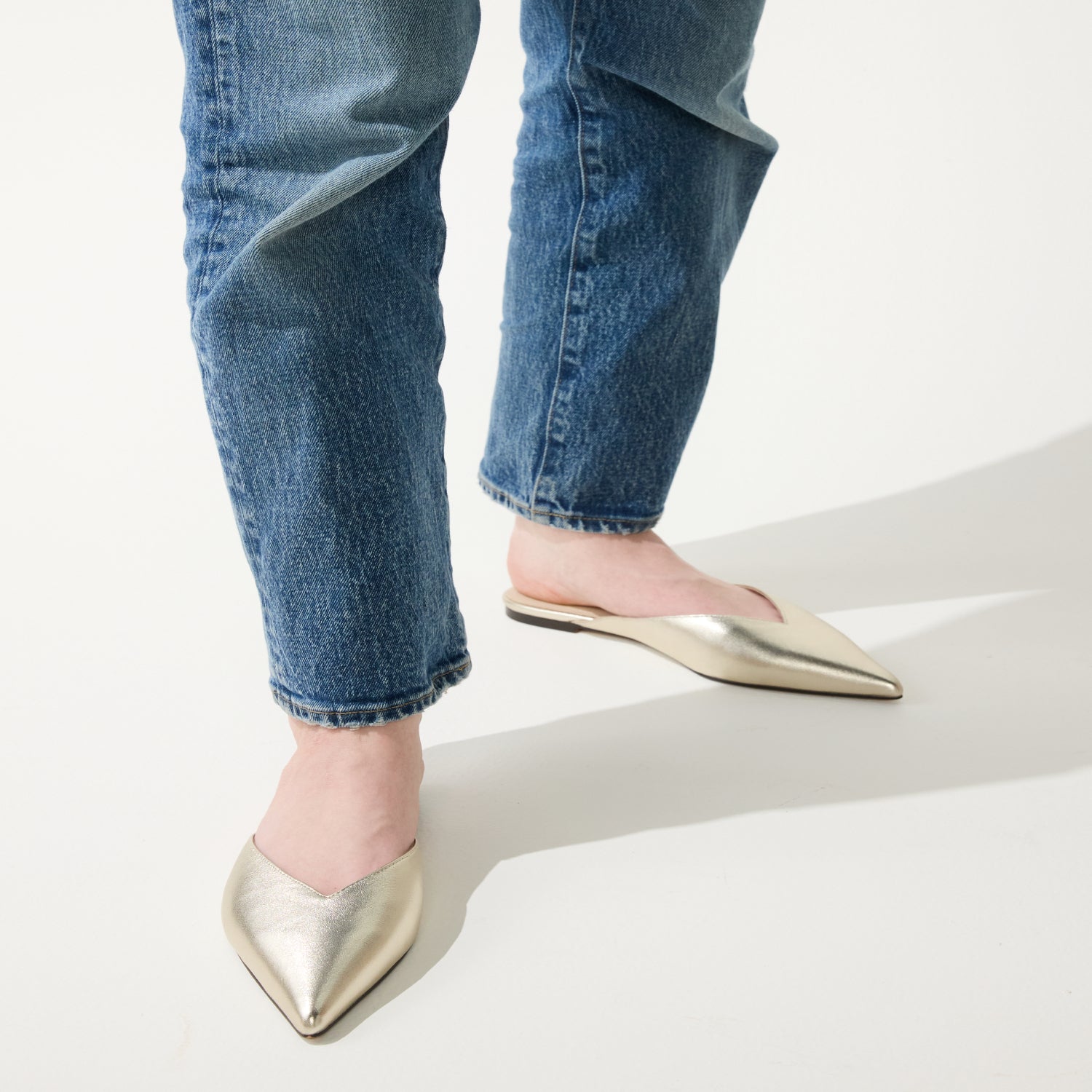 NERA IN GOLD METALLIC LEATHER - Yosi Samra  -
