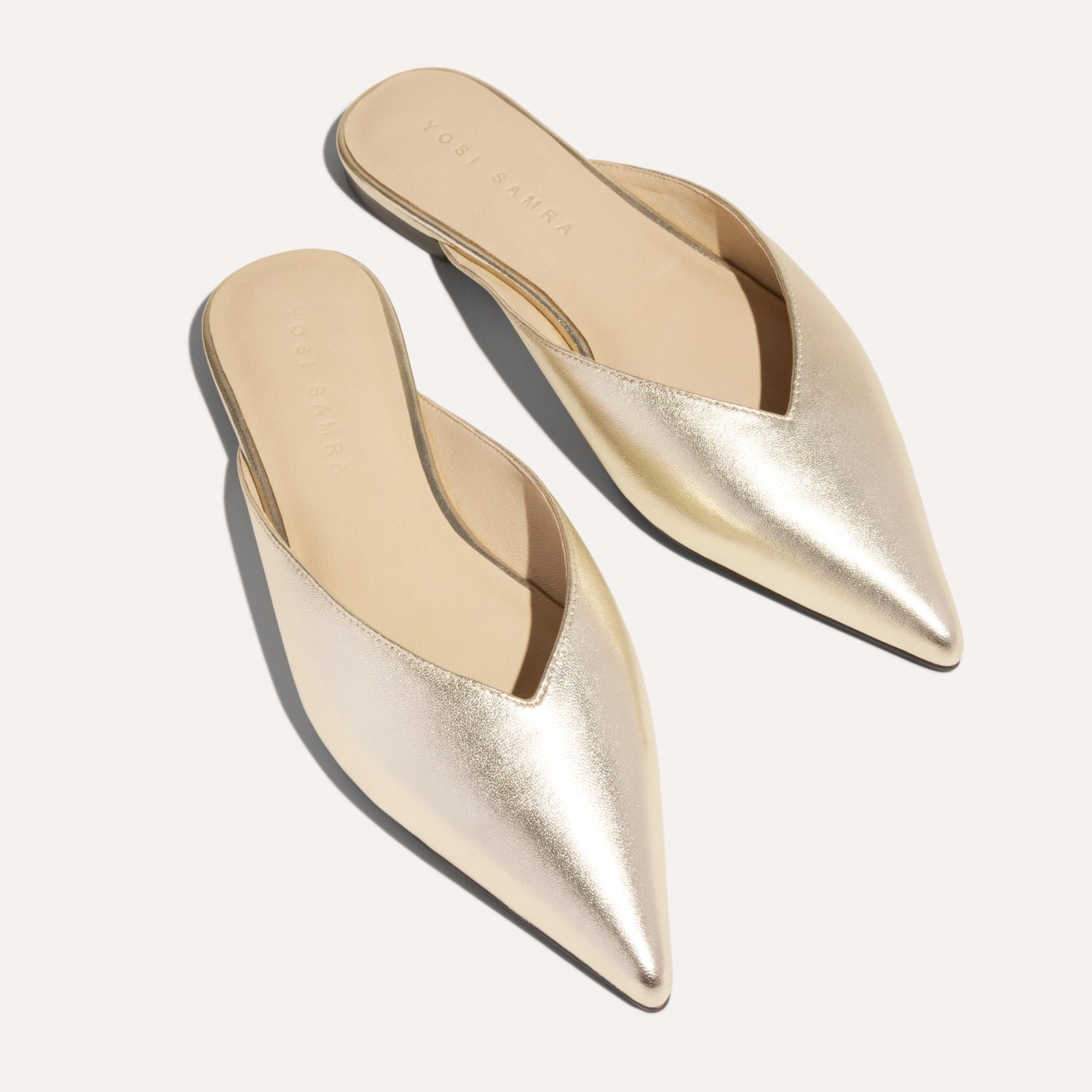 NERA IN GOLD METALLIC LEATHER - Yosi Samra  -