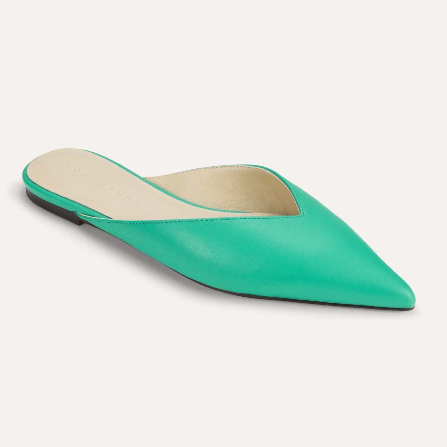 NERA IN TEAL LEATHER - Yosi Samra  -