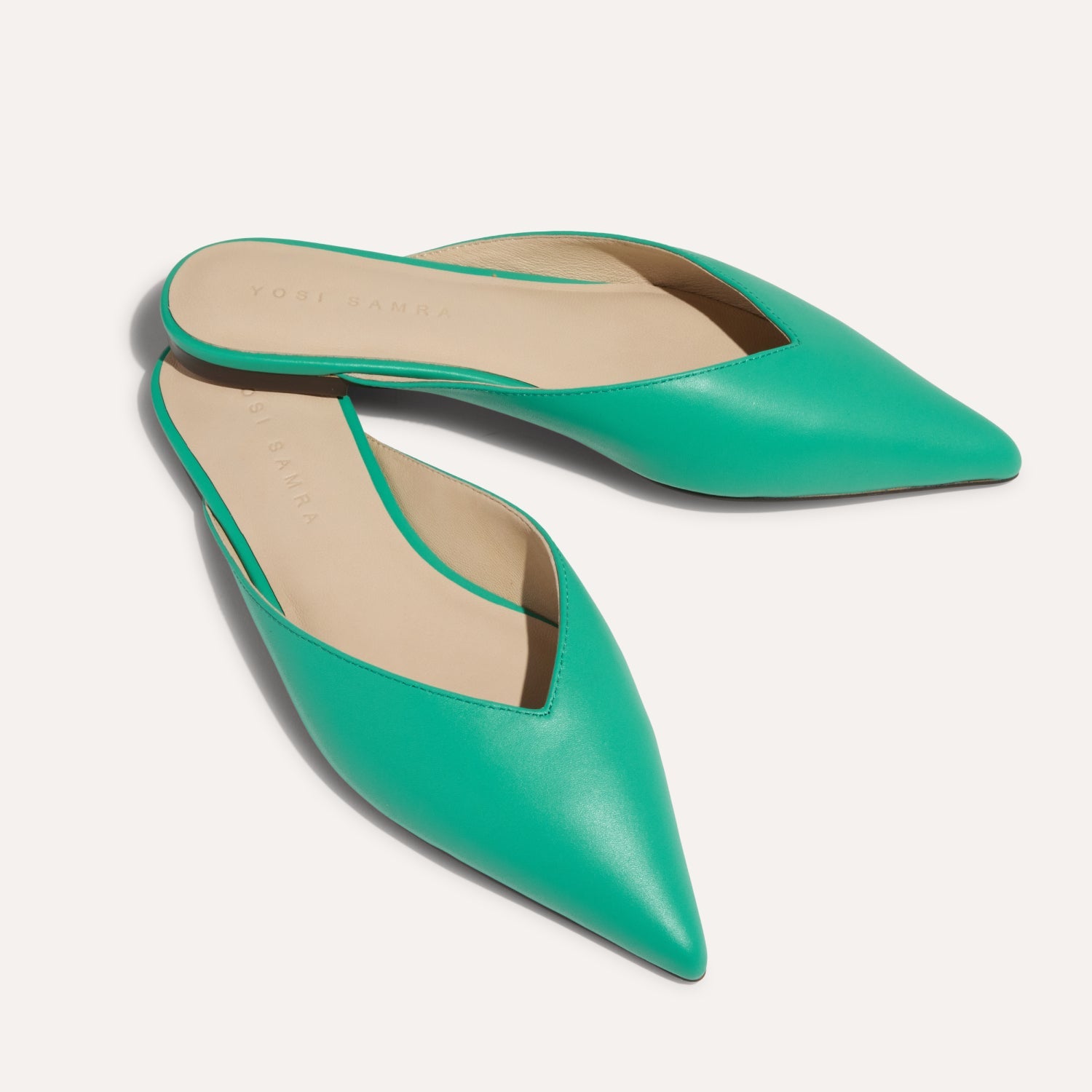 NERA IN TEAL LEATHER - Yosi Samra  -
