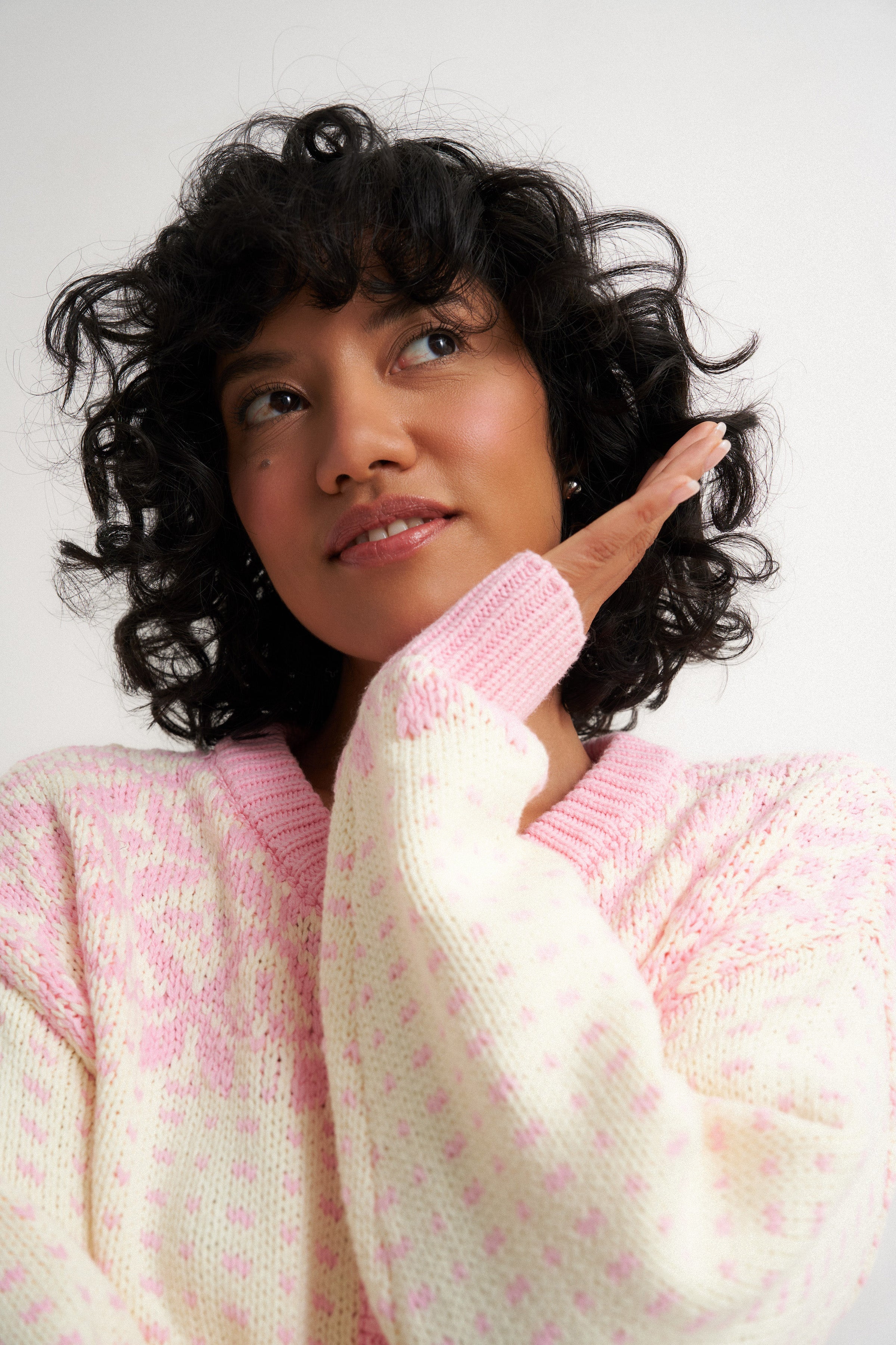 Oversized Maeve Cardigan - Pink