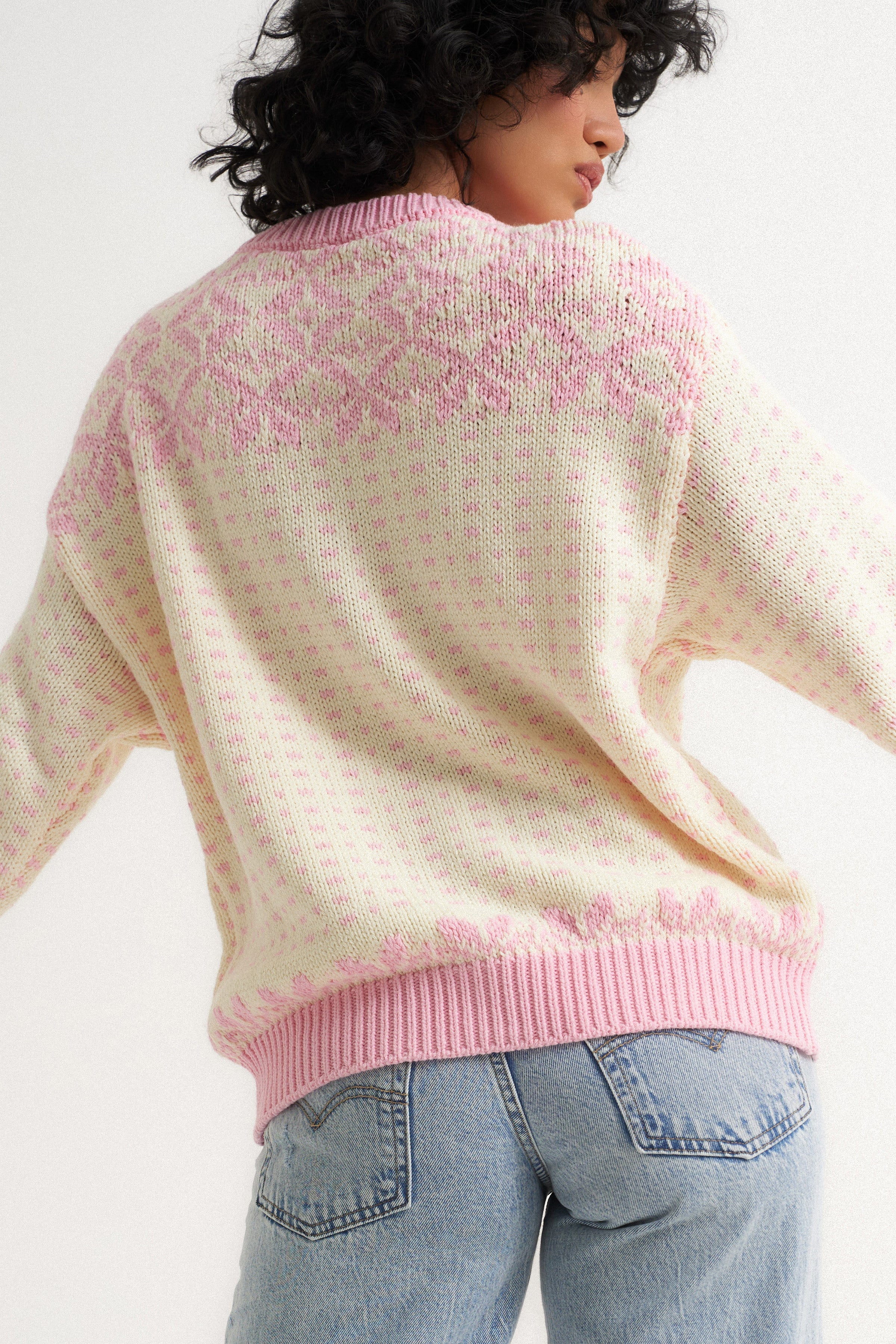 Oversized Maeve Cardigan - Pink