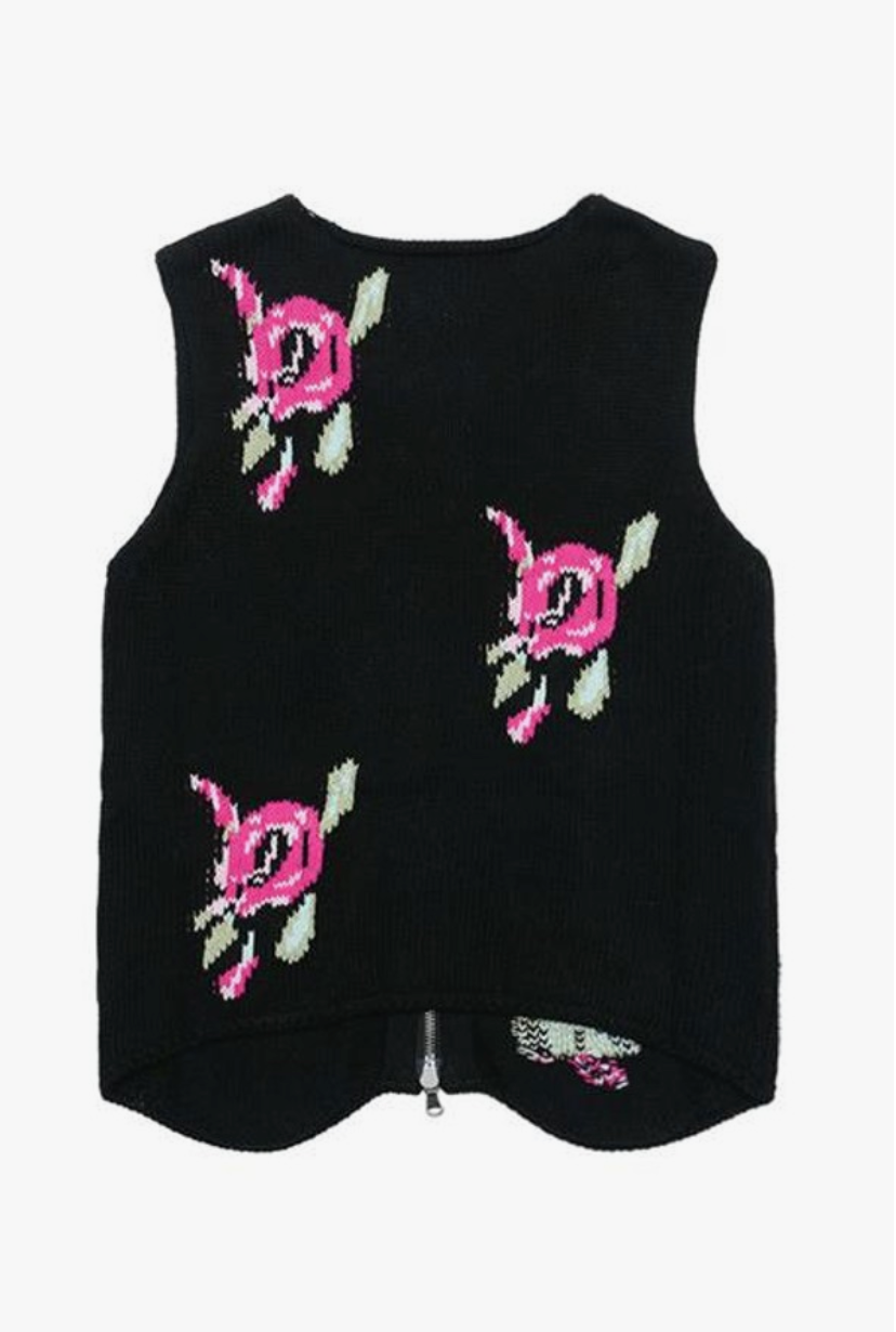 Onika Knitted Top | Black