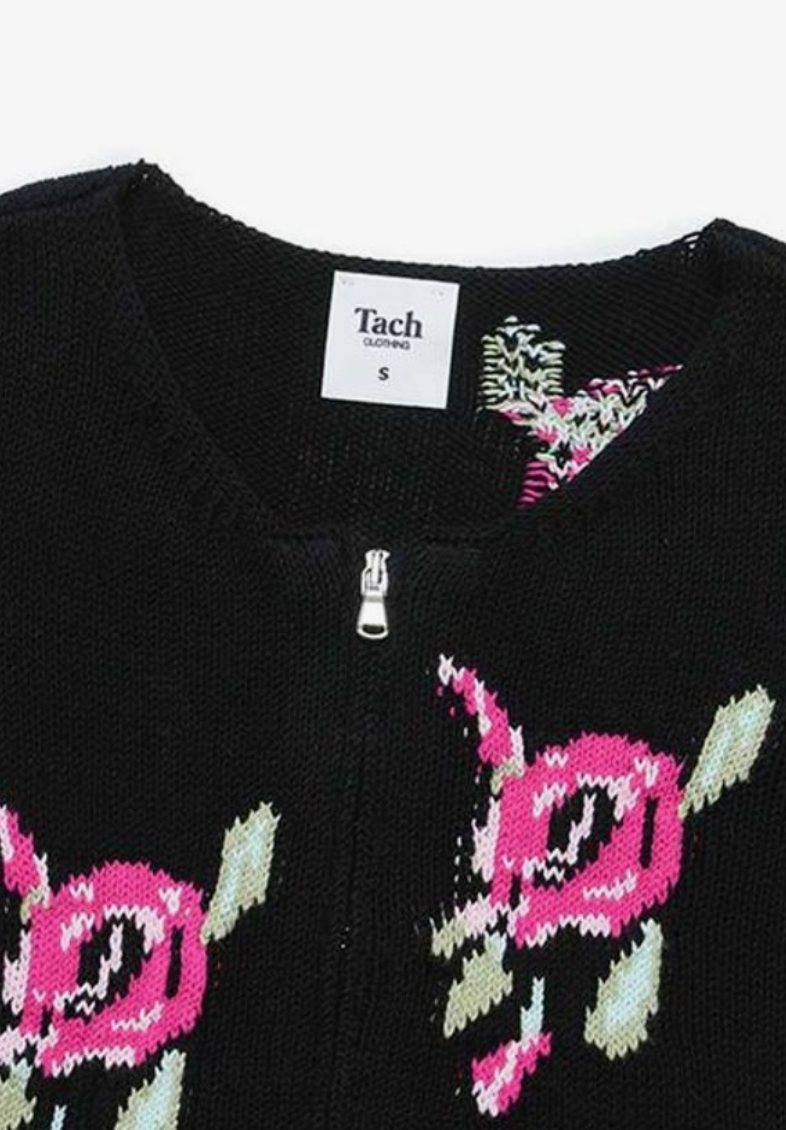 Onika Knitted Top | Black