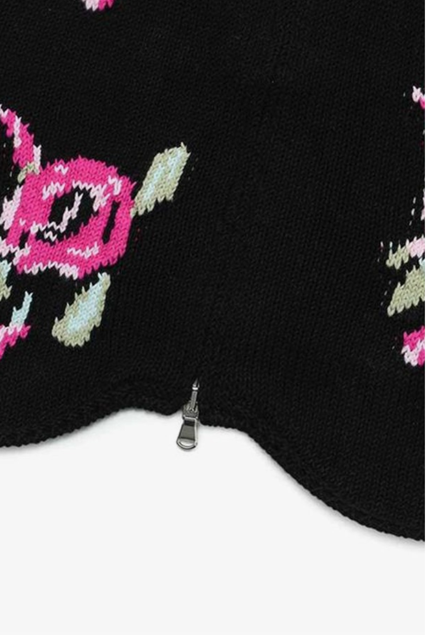 Onika Knitted Top | Black