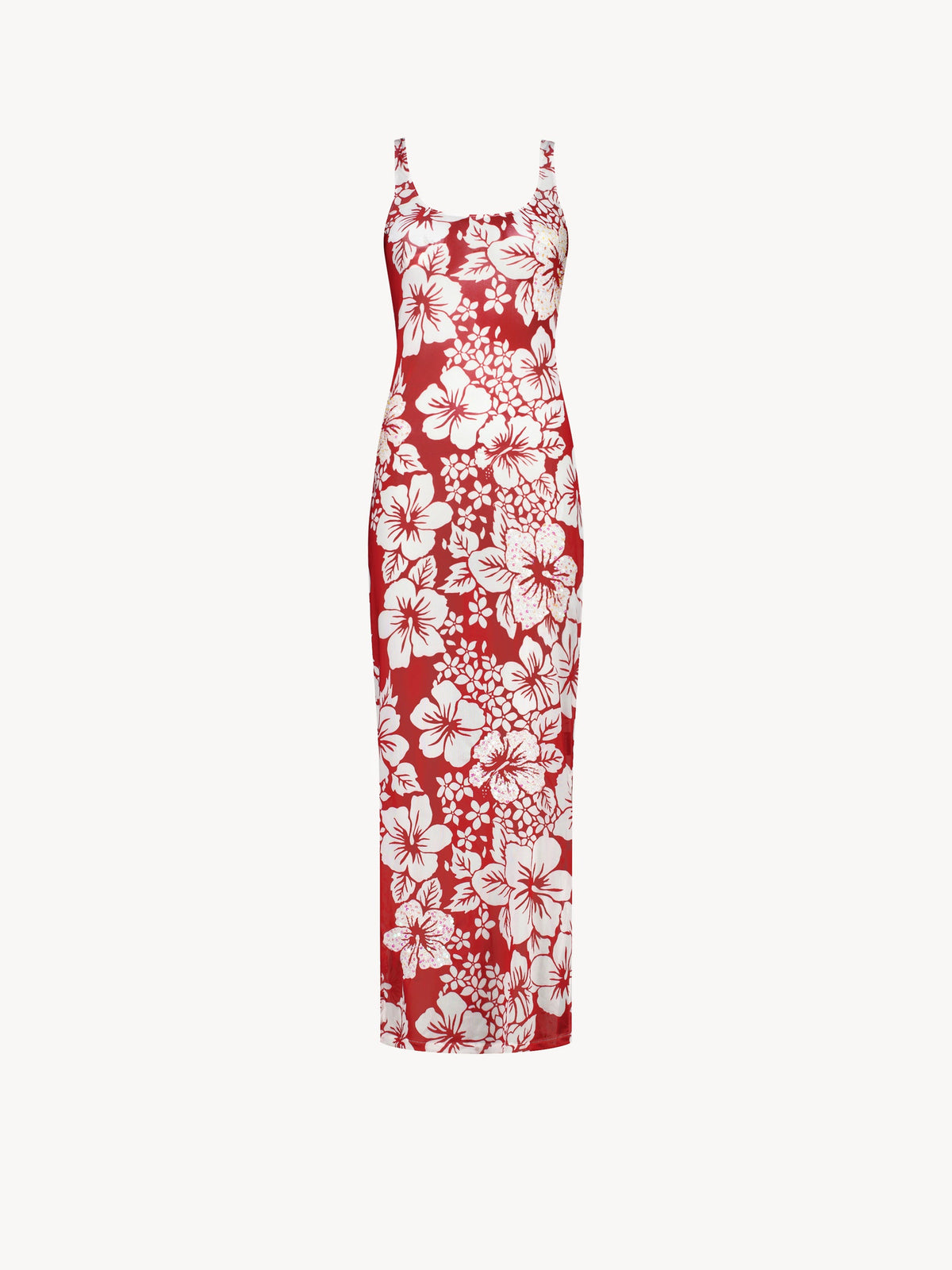 Roselle Mesh Dress | Hibiscus