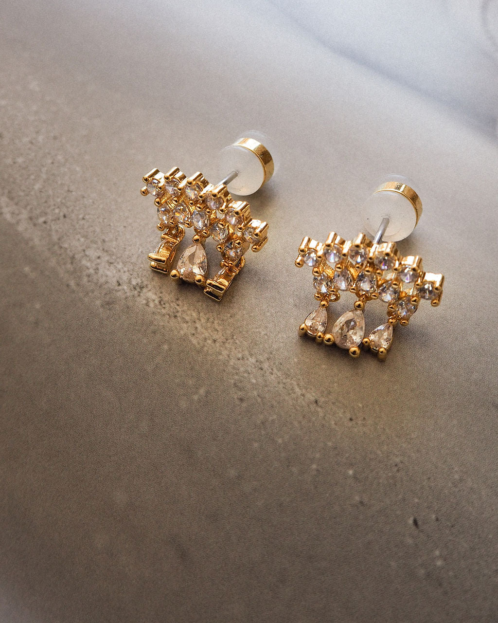 Colette Shaker Studs- Silver