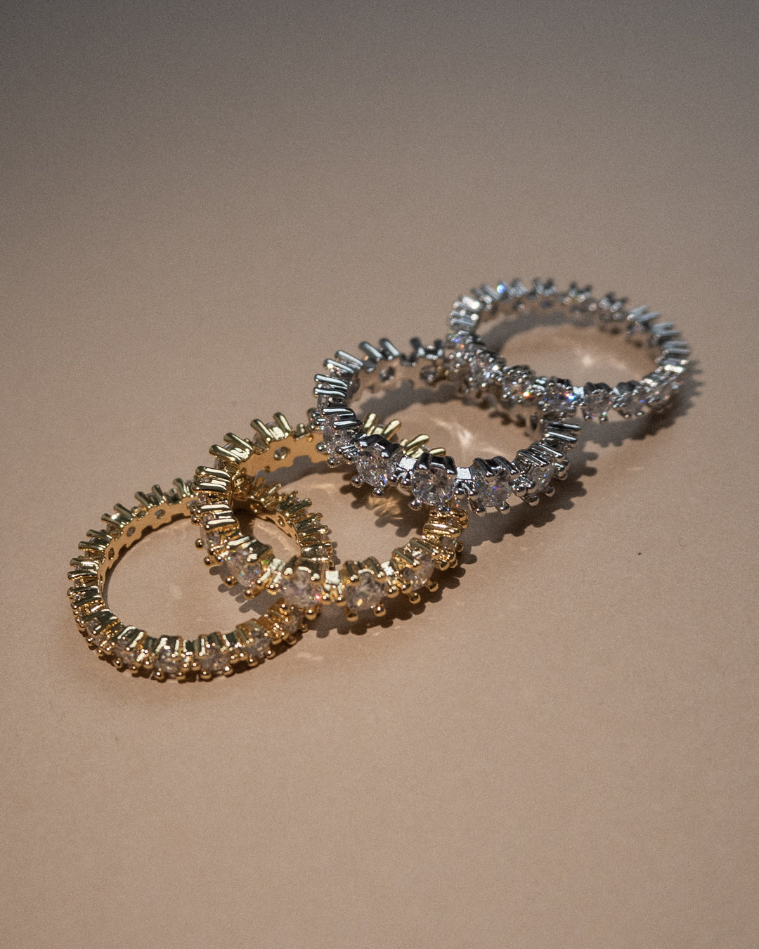 Diamond Bijoux Ring Set- Gold