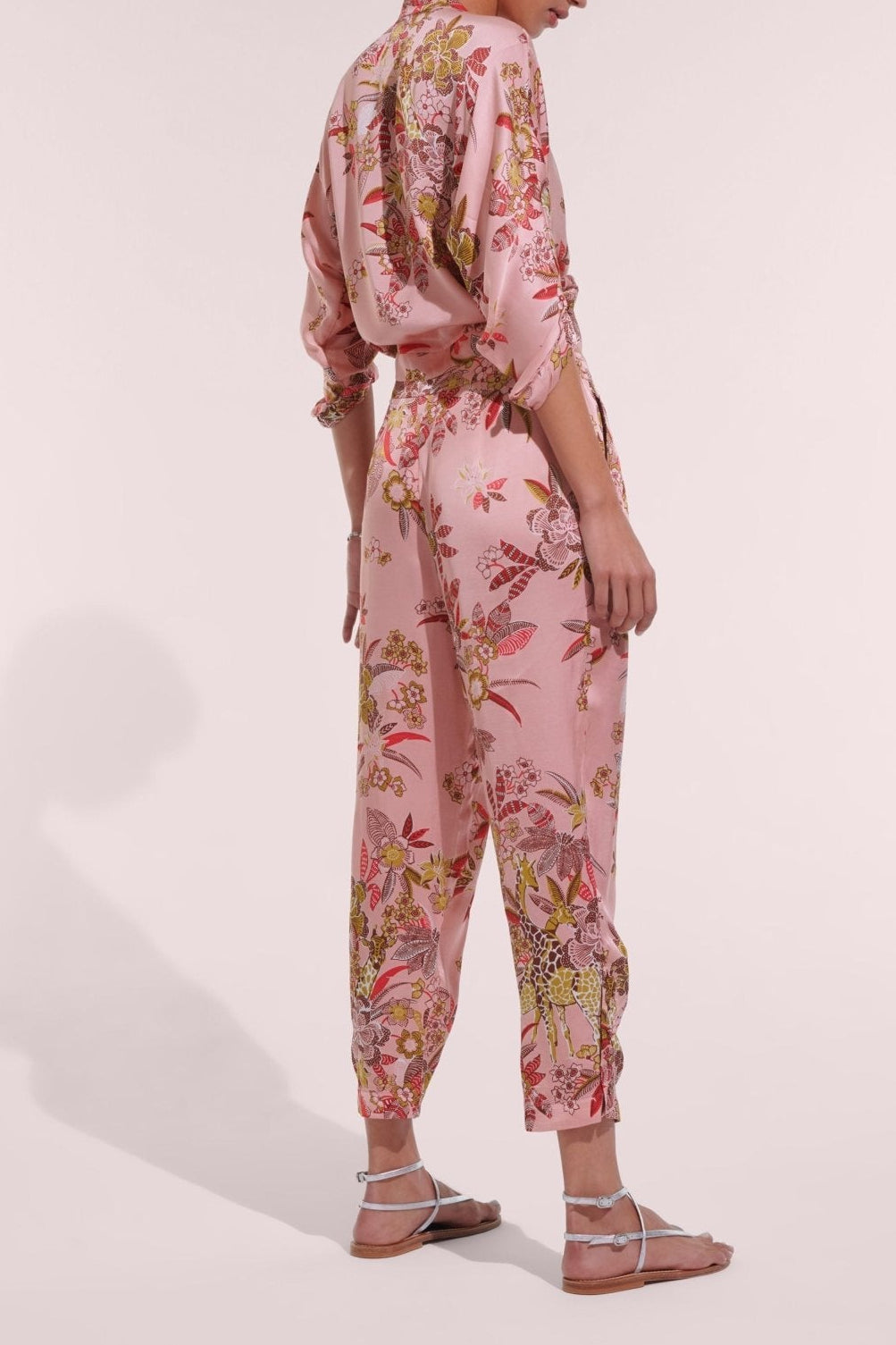 Pant Bel - Pink Leo Forest - Poupette St Barth