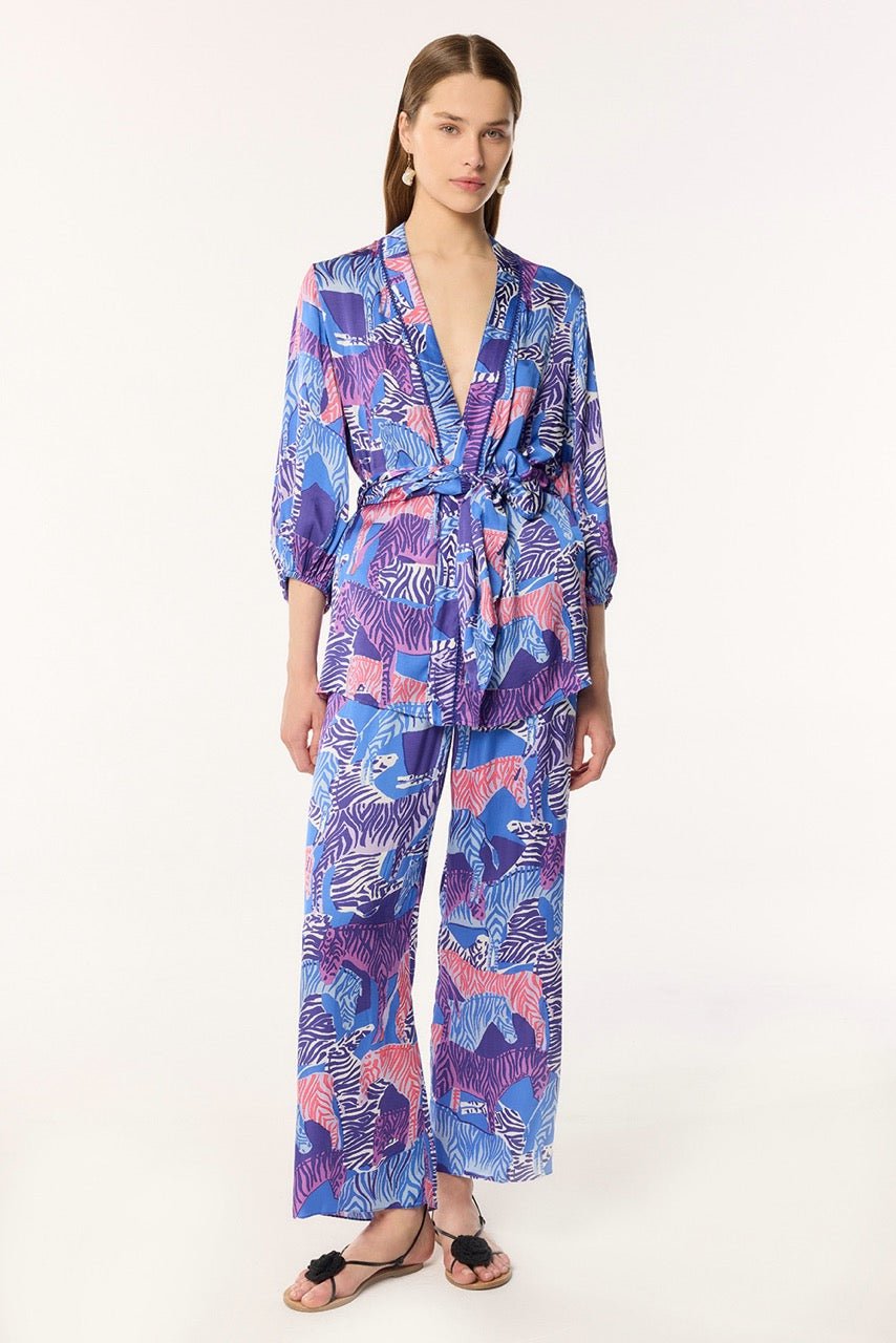 Jacket Celie - Blue Ashanti - Poupette St Barth