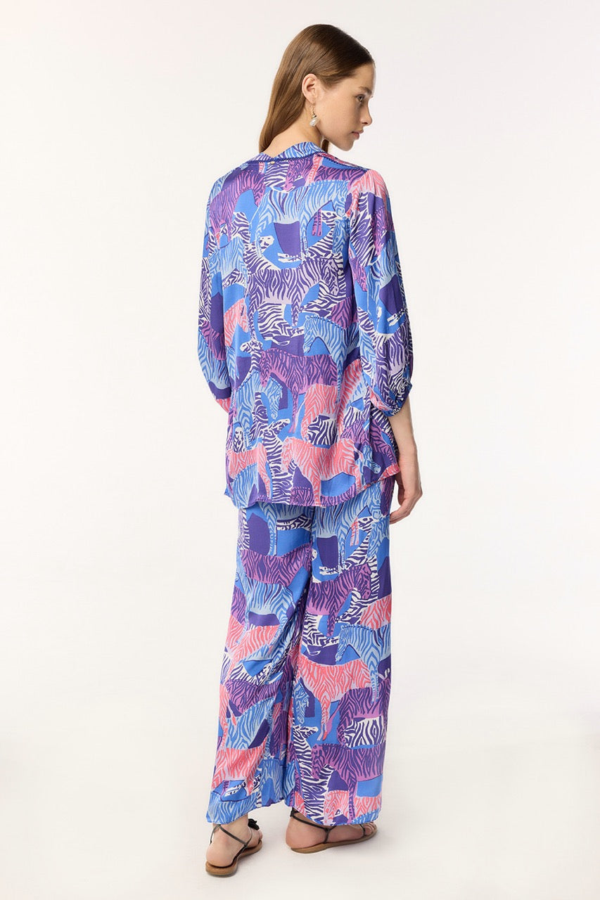 Jacket Celie - Blue Ashanti - Poupette St Barth
