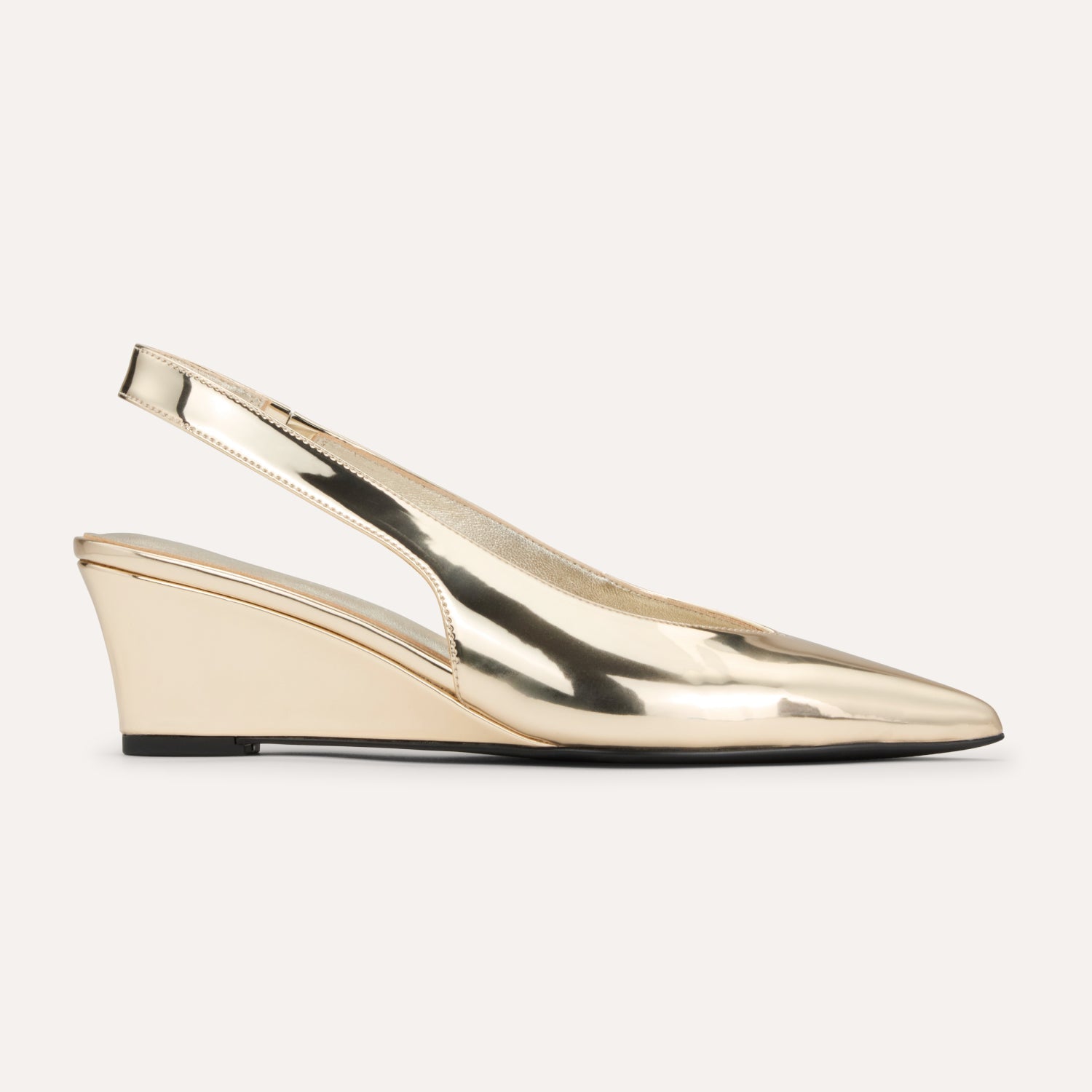 PHOEBE IN GOLD MIRRORED METALLIC - Yosi Samra  -