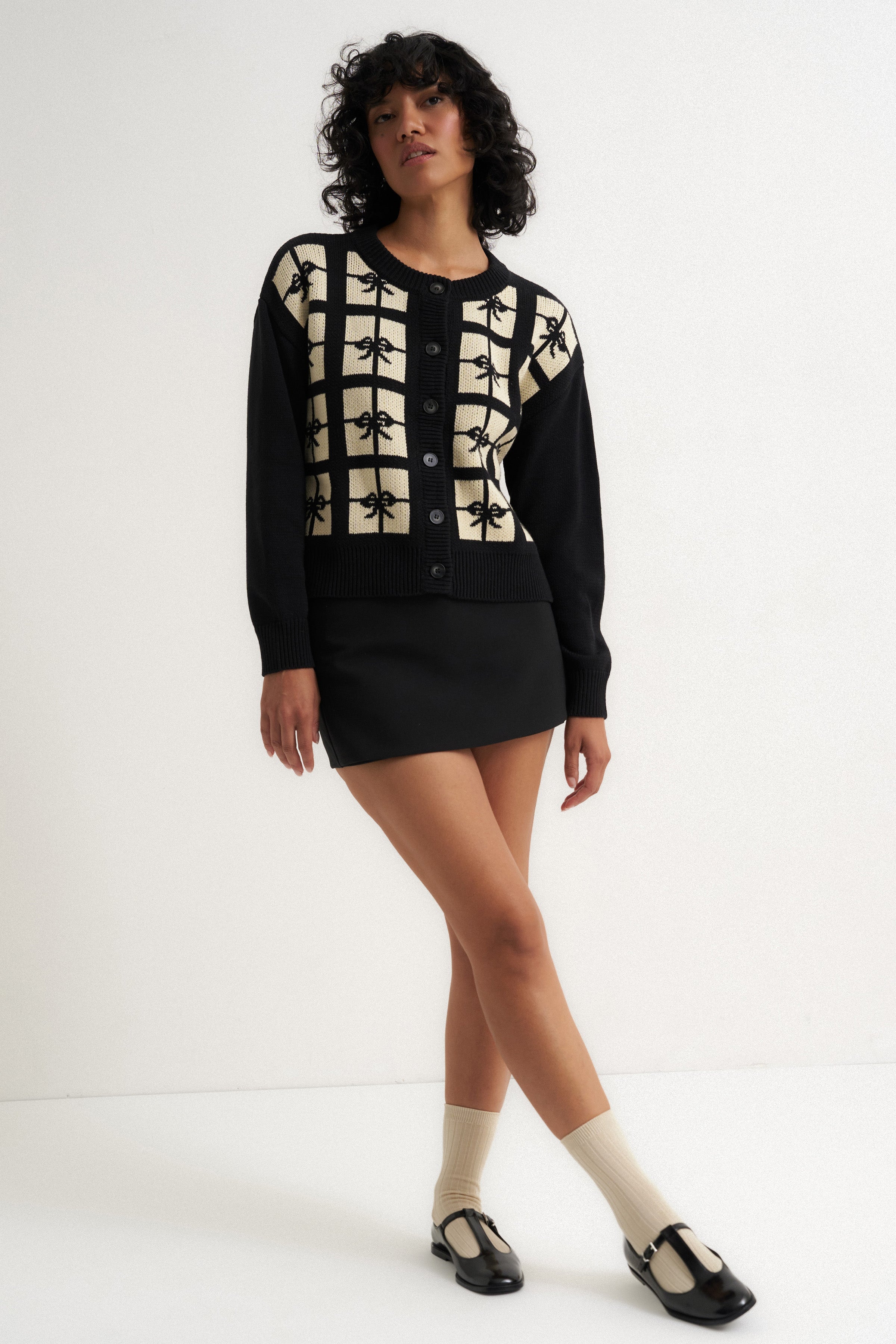 Present Cardigan - Black