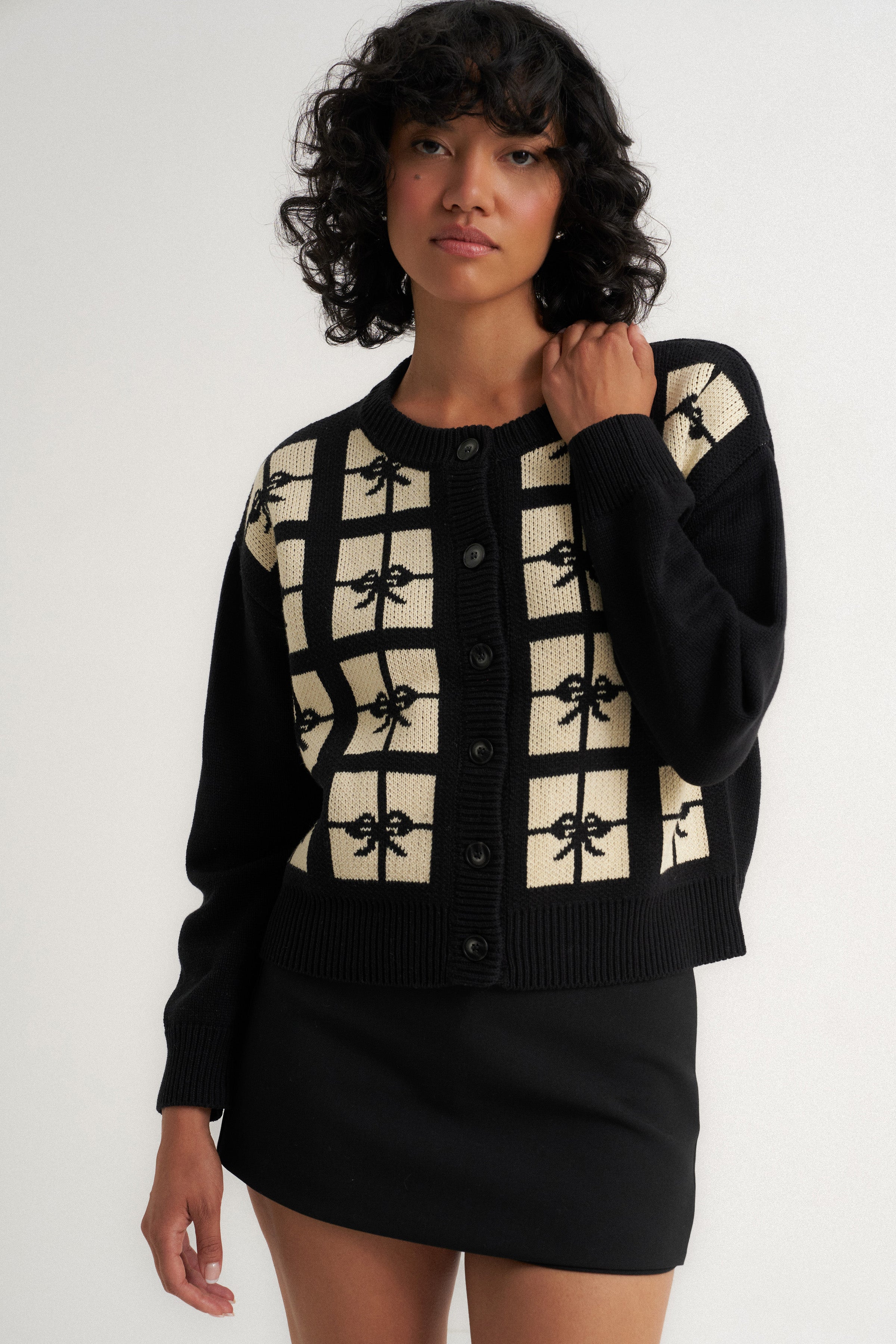 Present Cardigan - Black