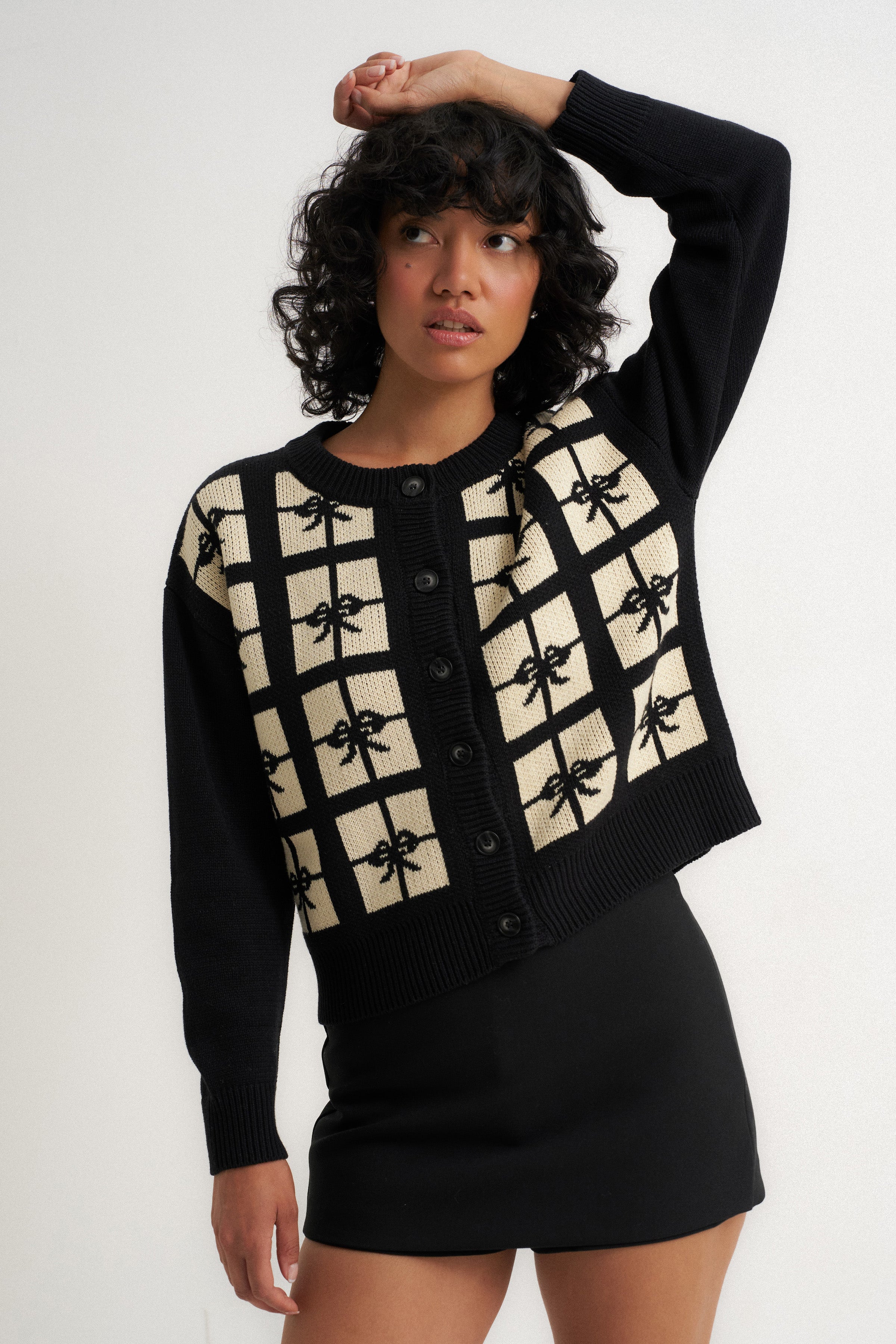 Present Cardigan - Black