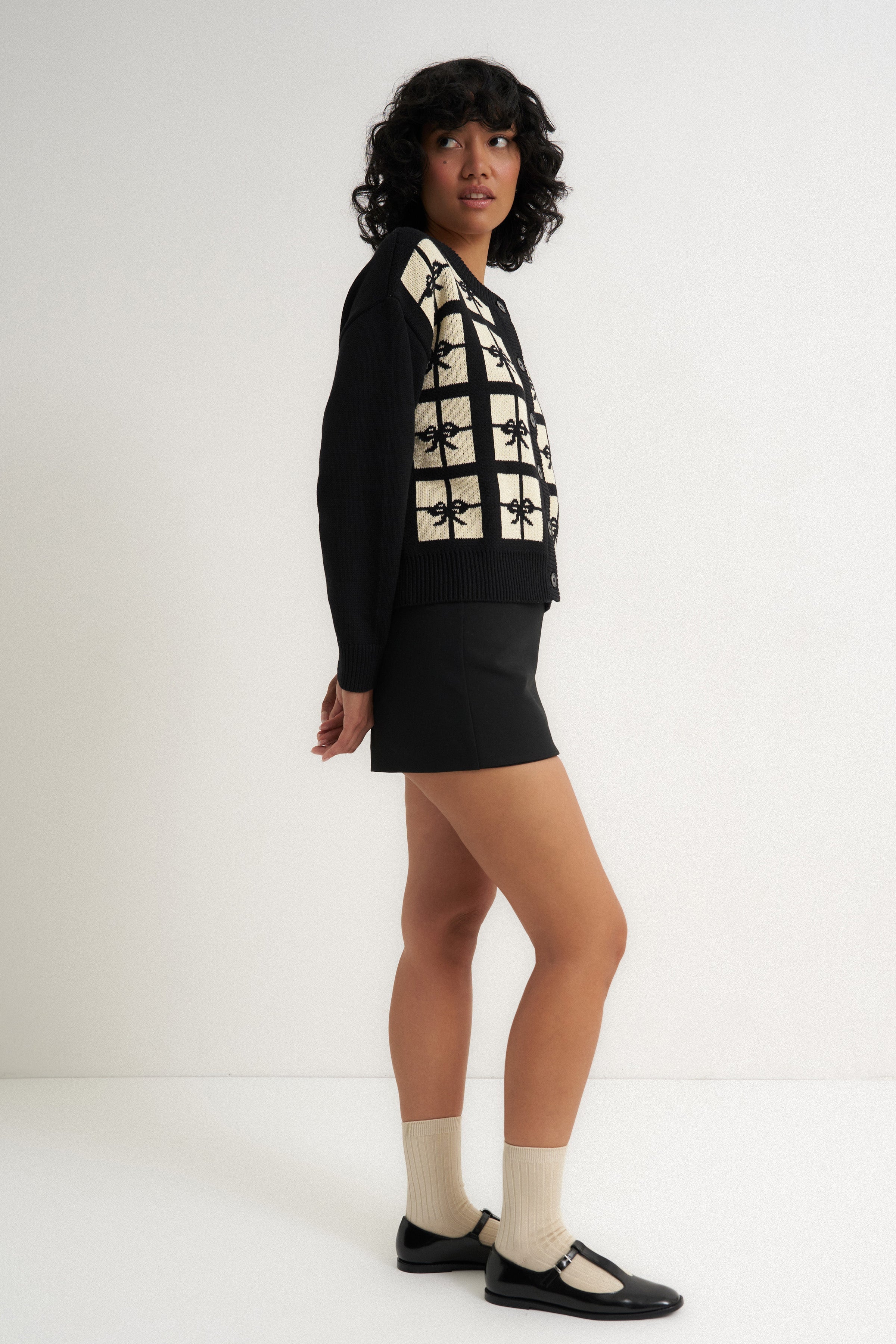 Present Cardigan - Black