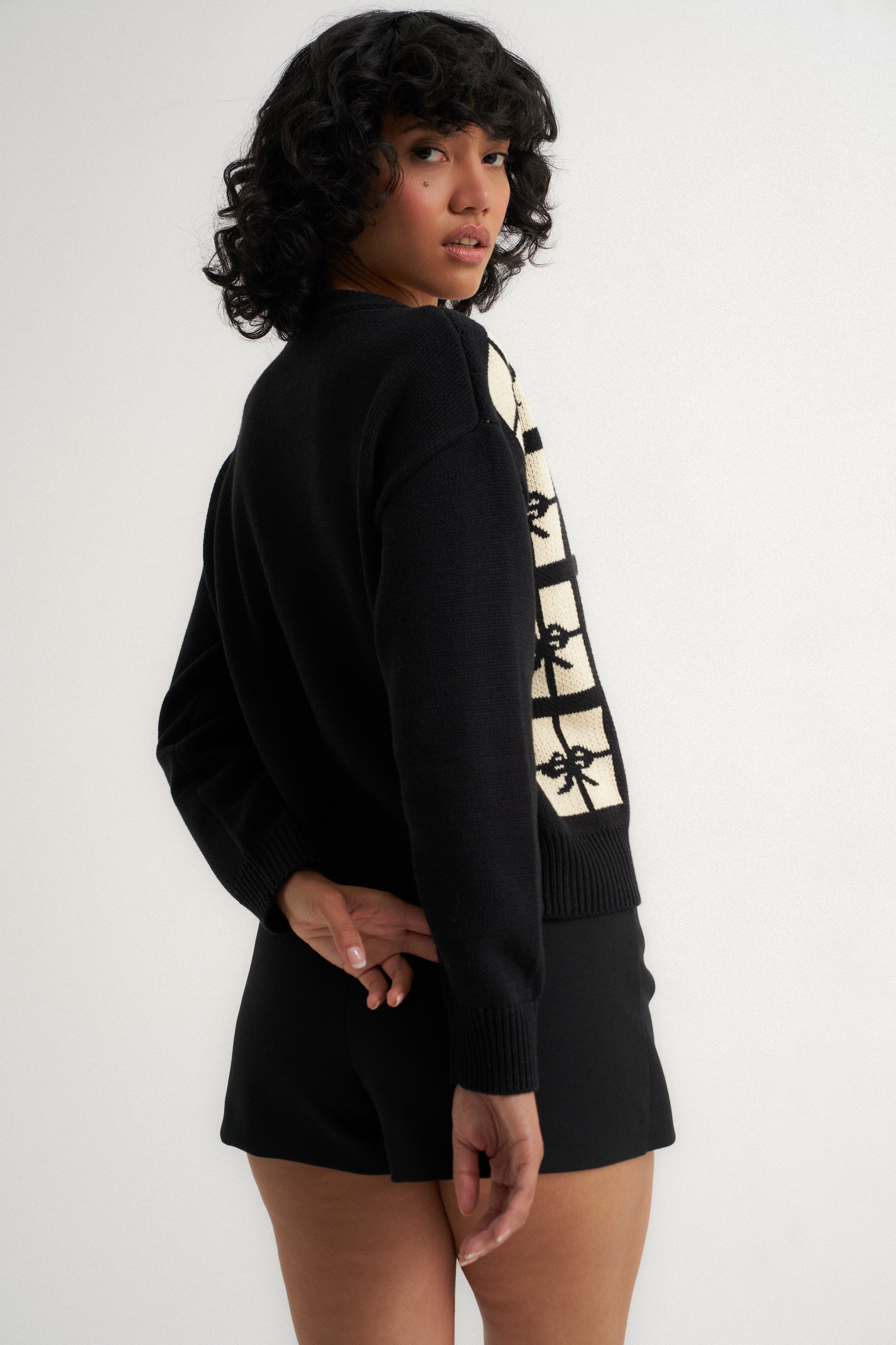 Present Cardigan - Black