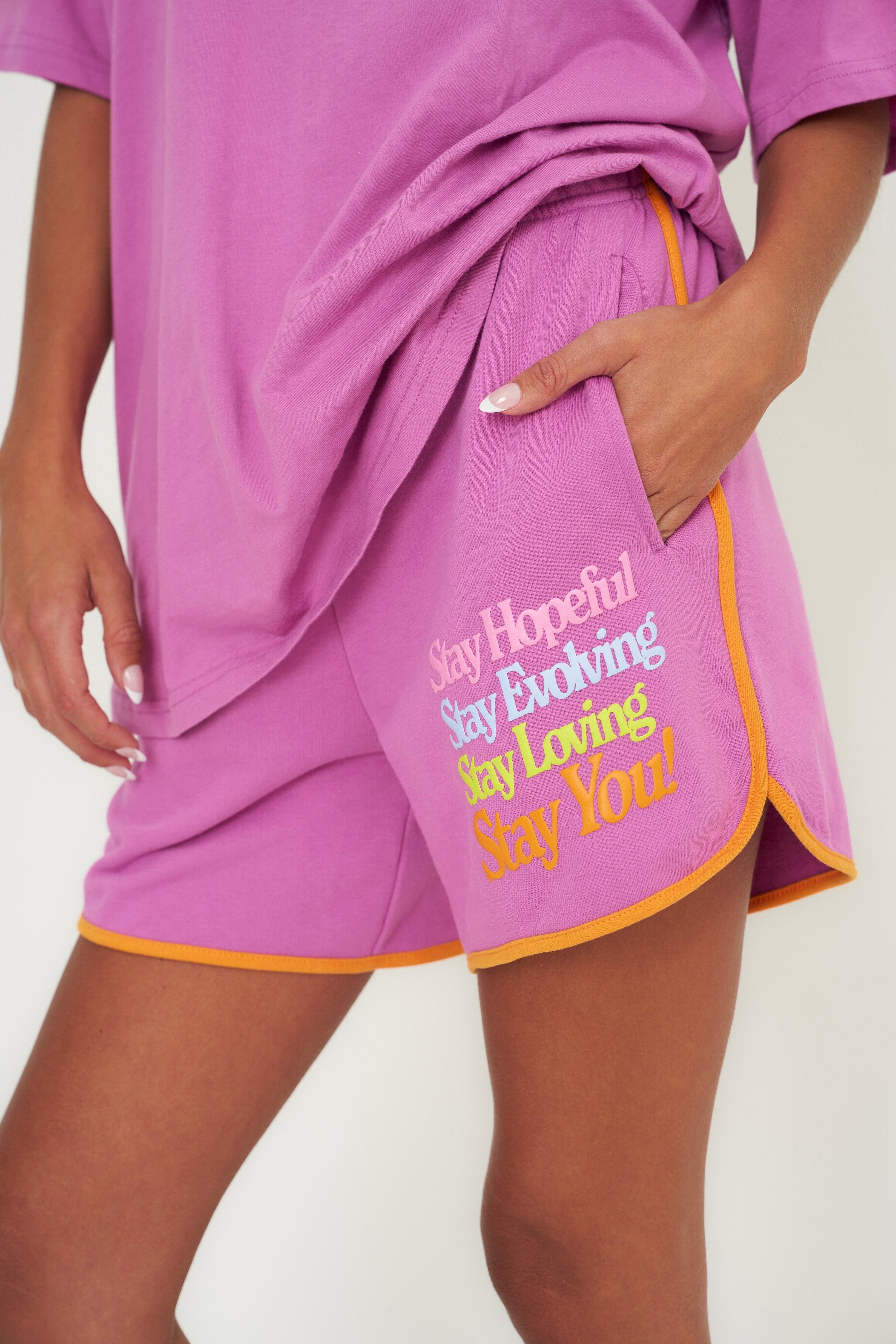 Stay You Retro Sweatshorts