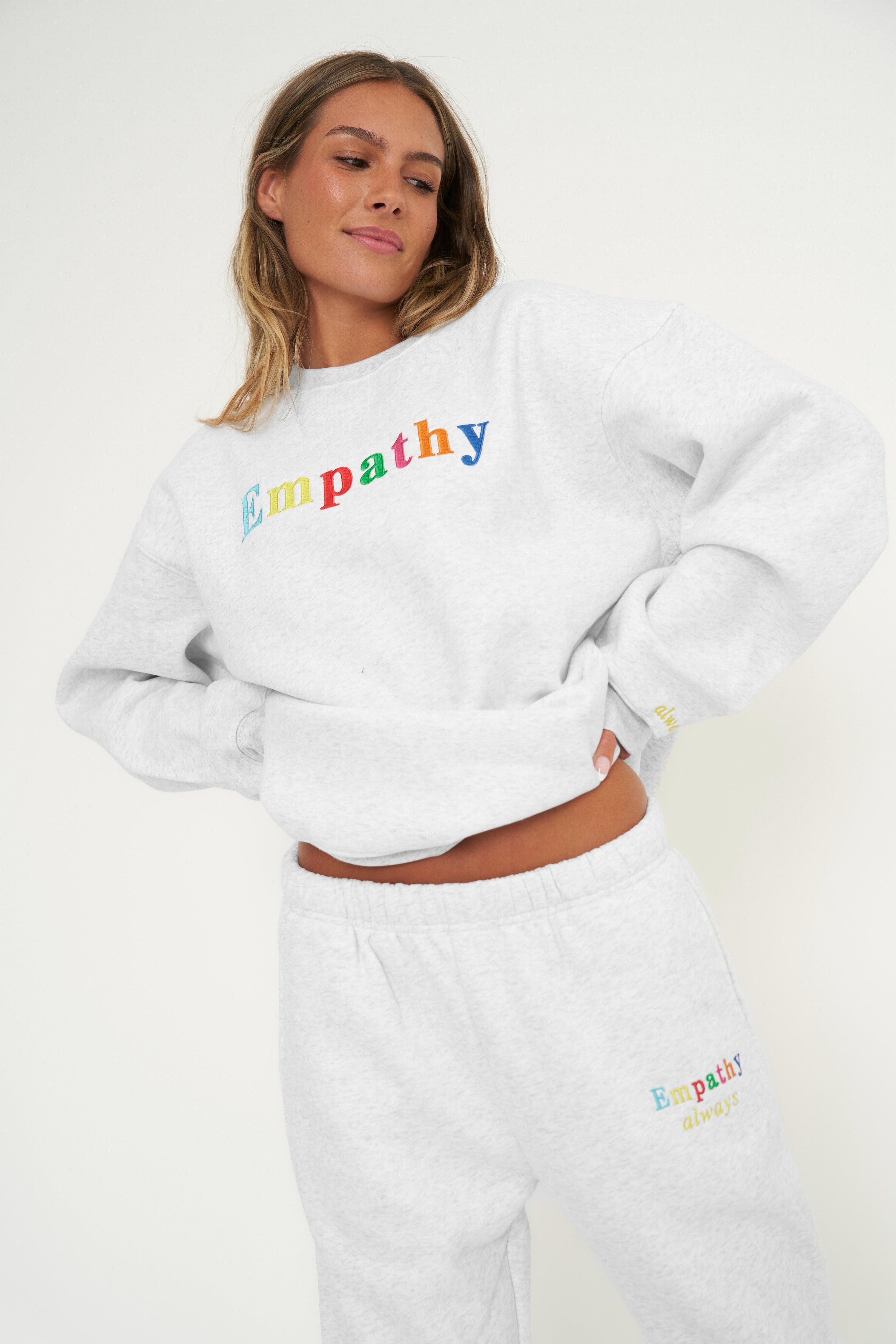 Empathy Always Grey Crewneck