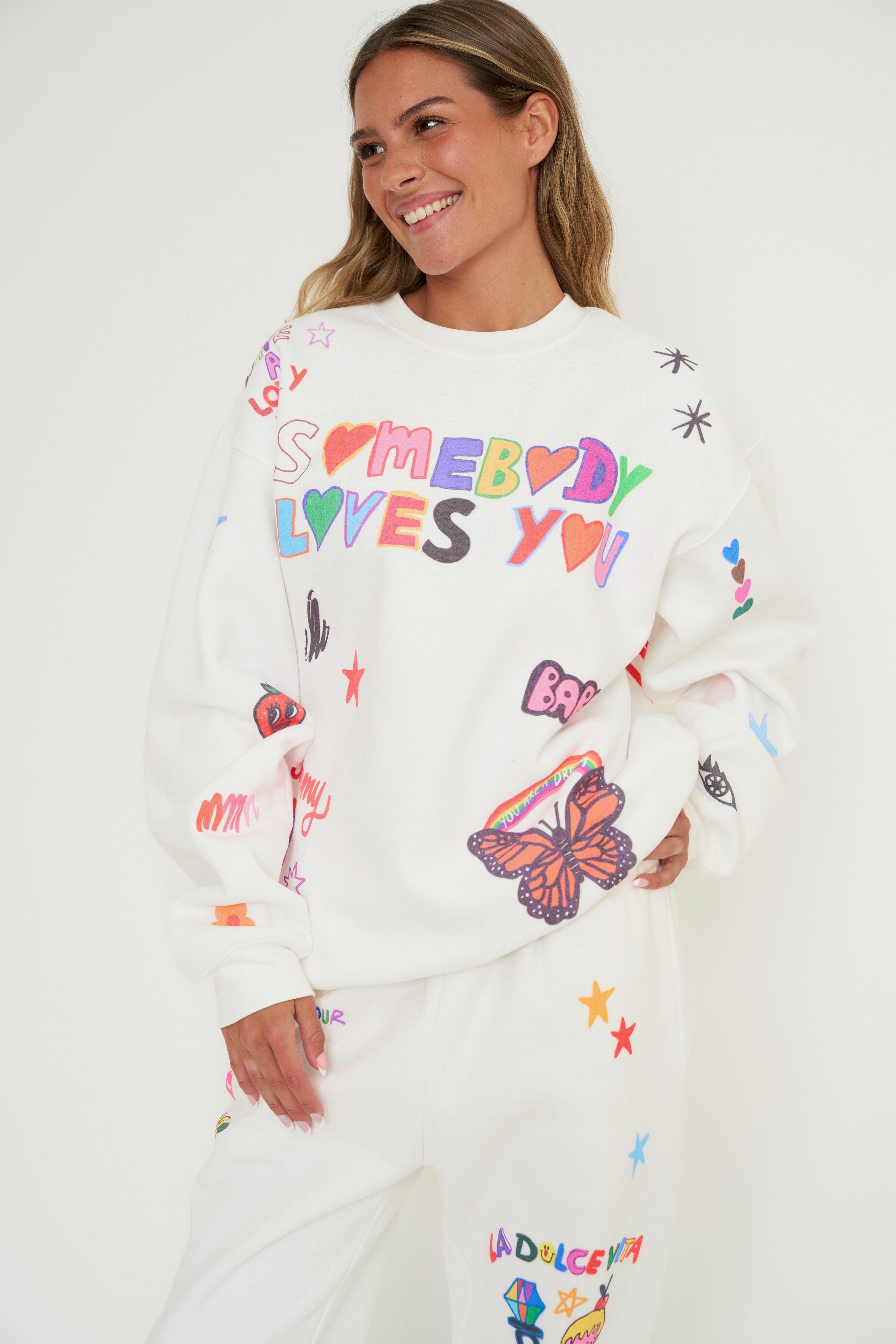Mayfair x @iscreamcolour Somebody Loves You Crewneck