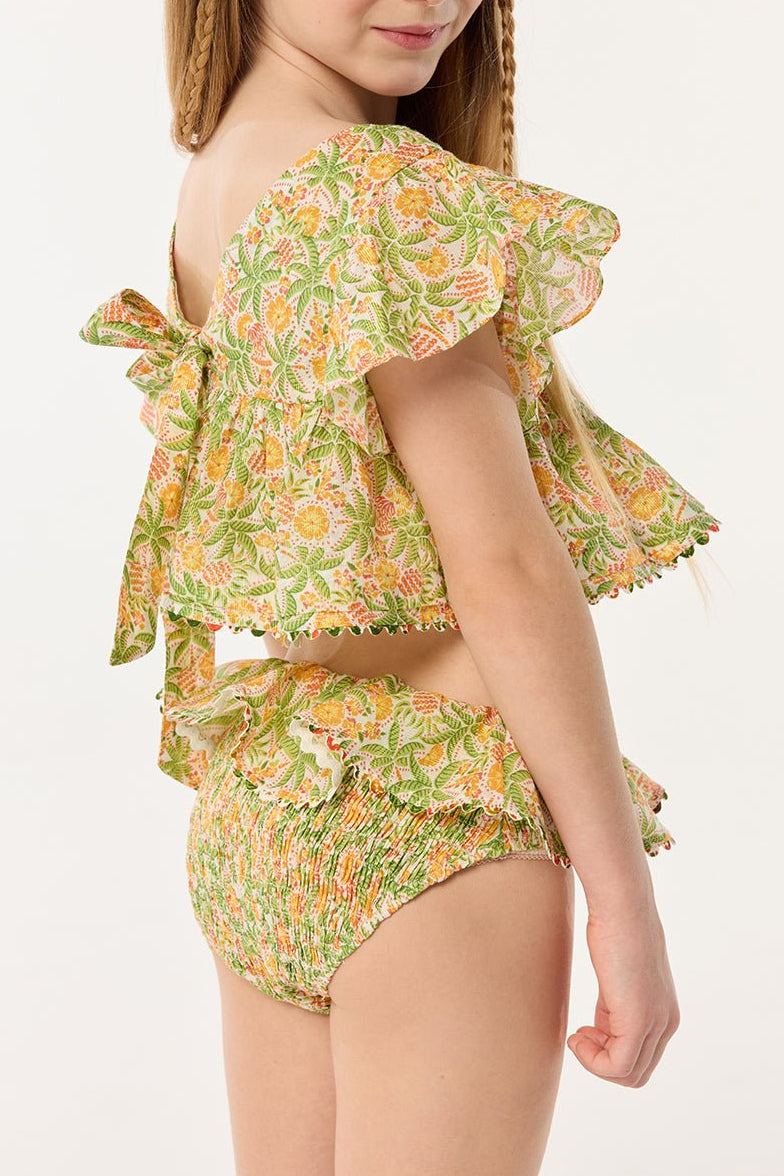 Kids Panty Chiara - Yellow Honolulu - Poupette St Barth