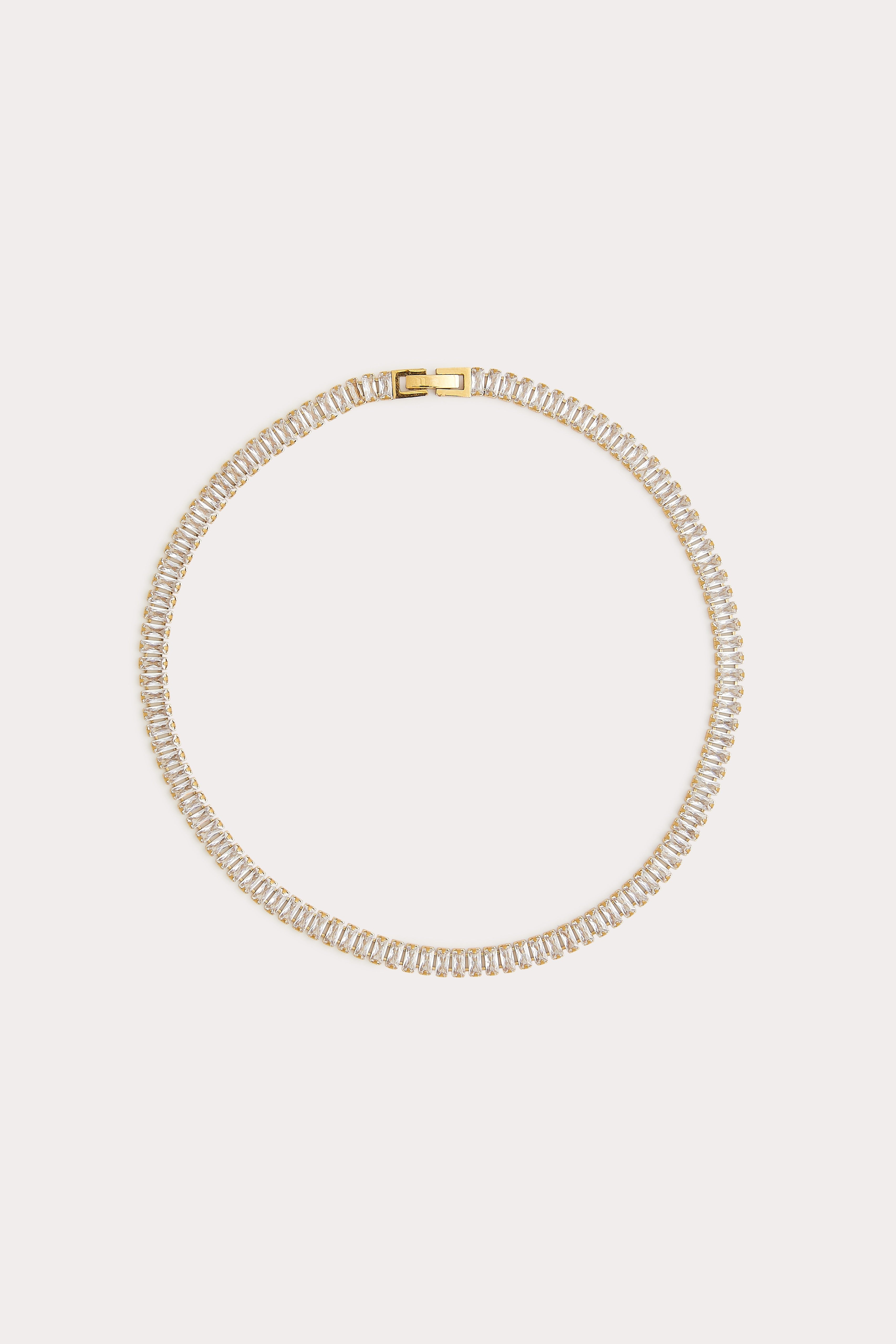 Gold Tennis Necklace