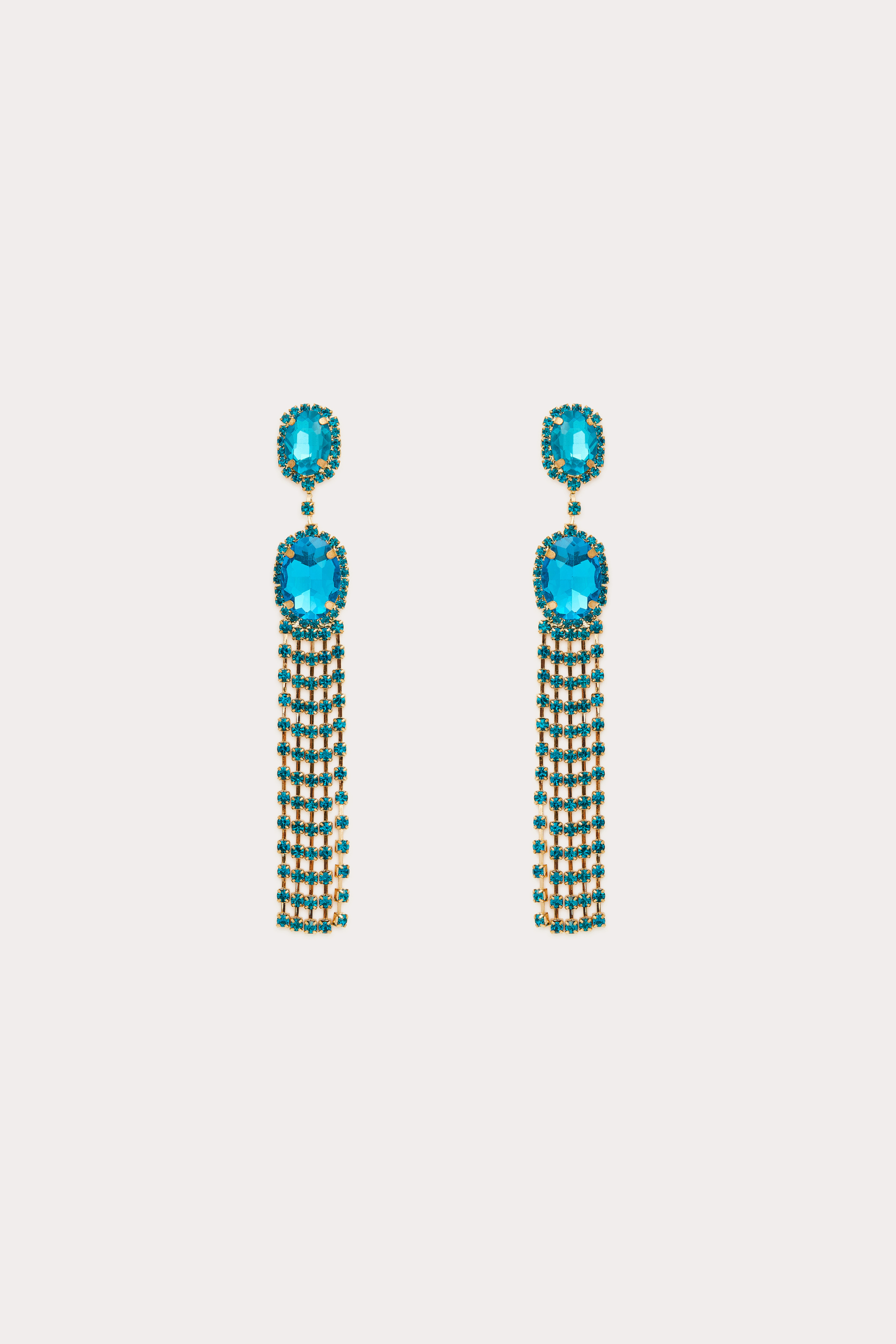 French Blue Wolf Earrings