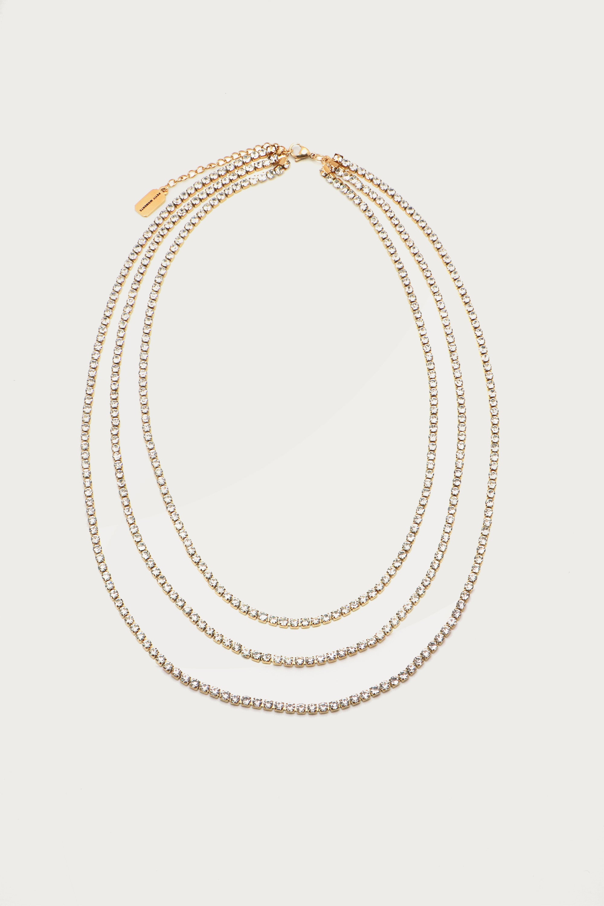 Gold Naomi Necklace - Triple Layer