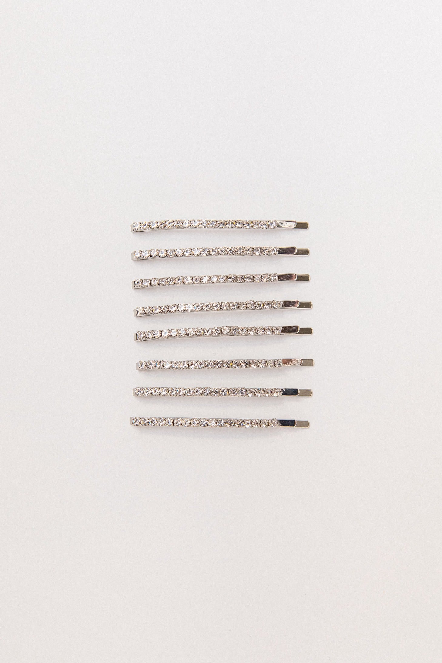 Silver Bree Barrettes