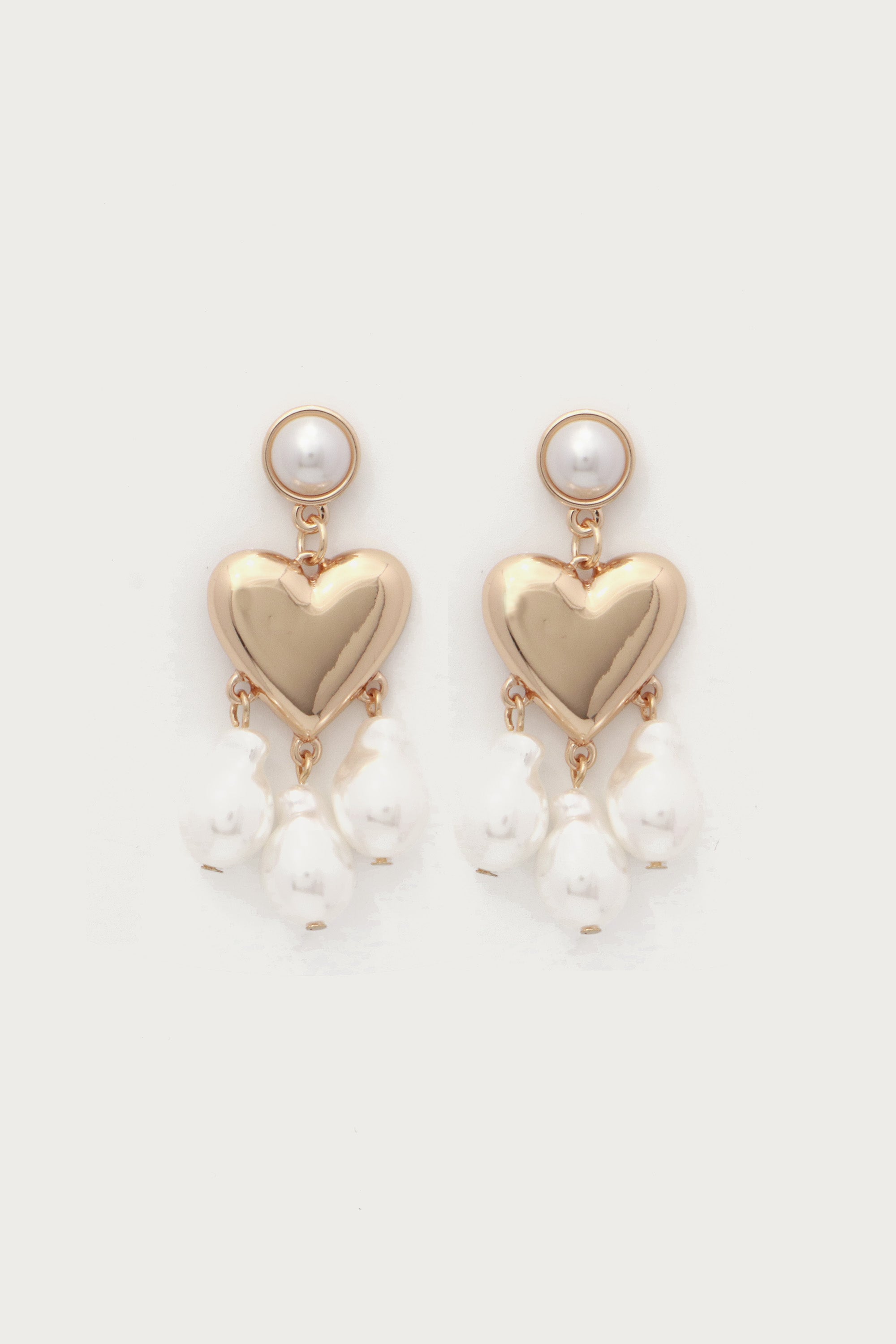 Gold Love Bombed Earrings