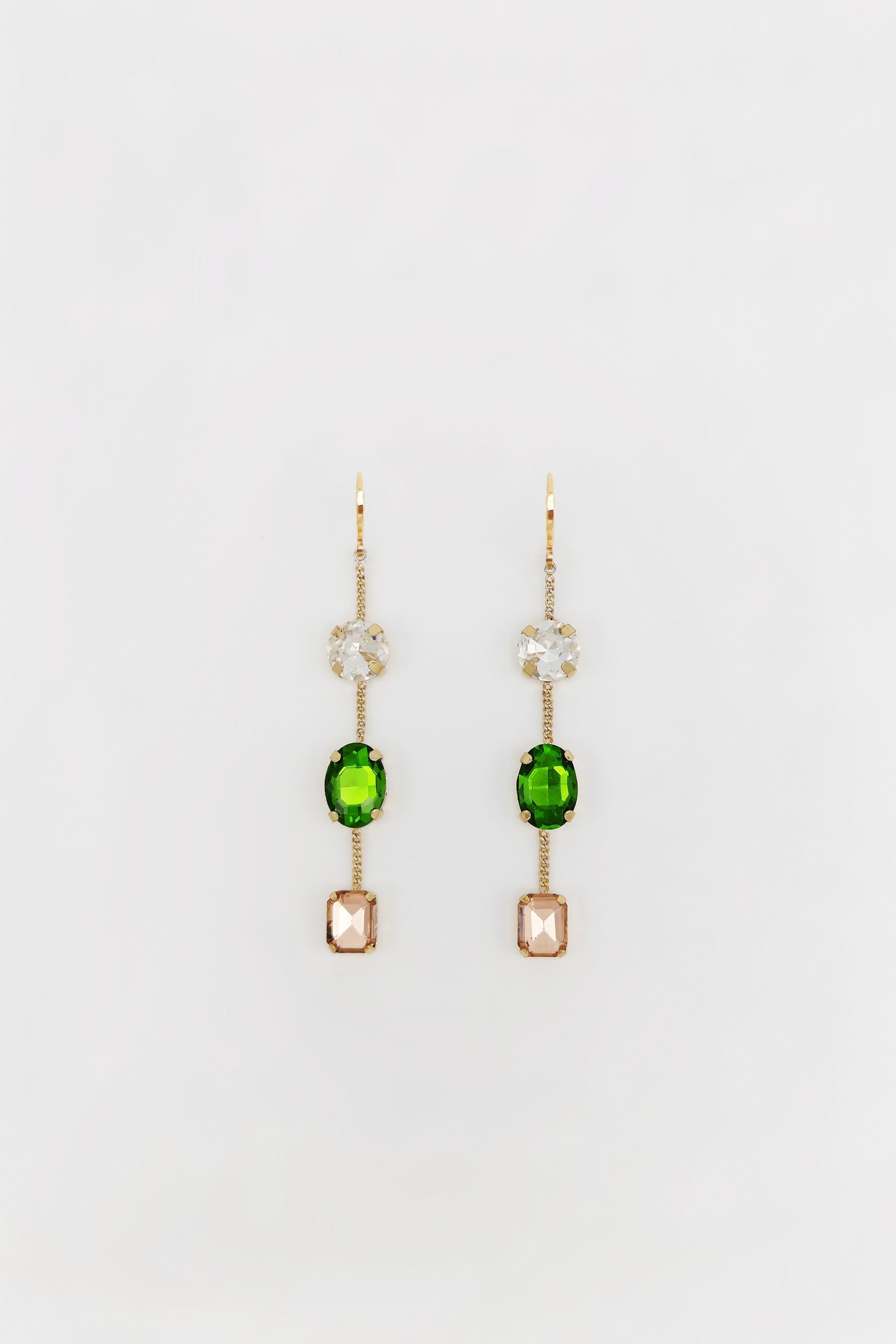 Neutral Green Alice Earrings