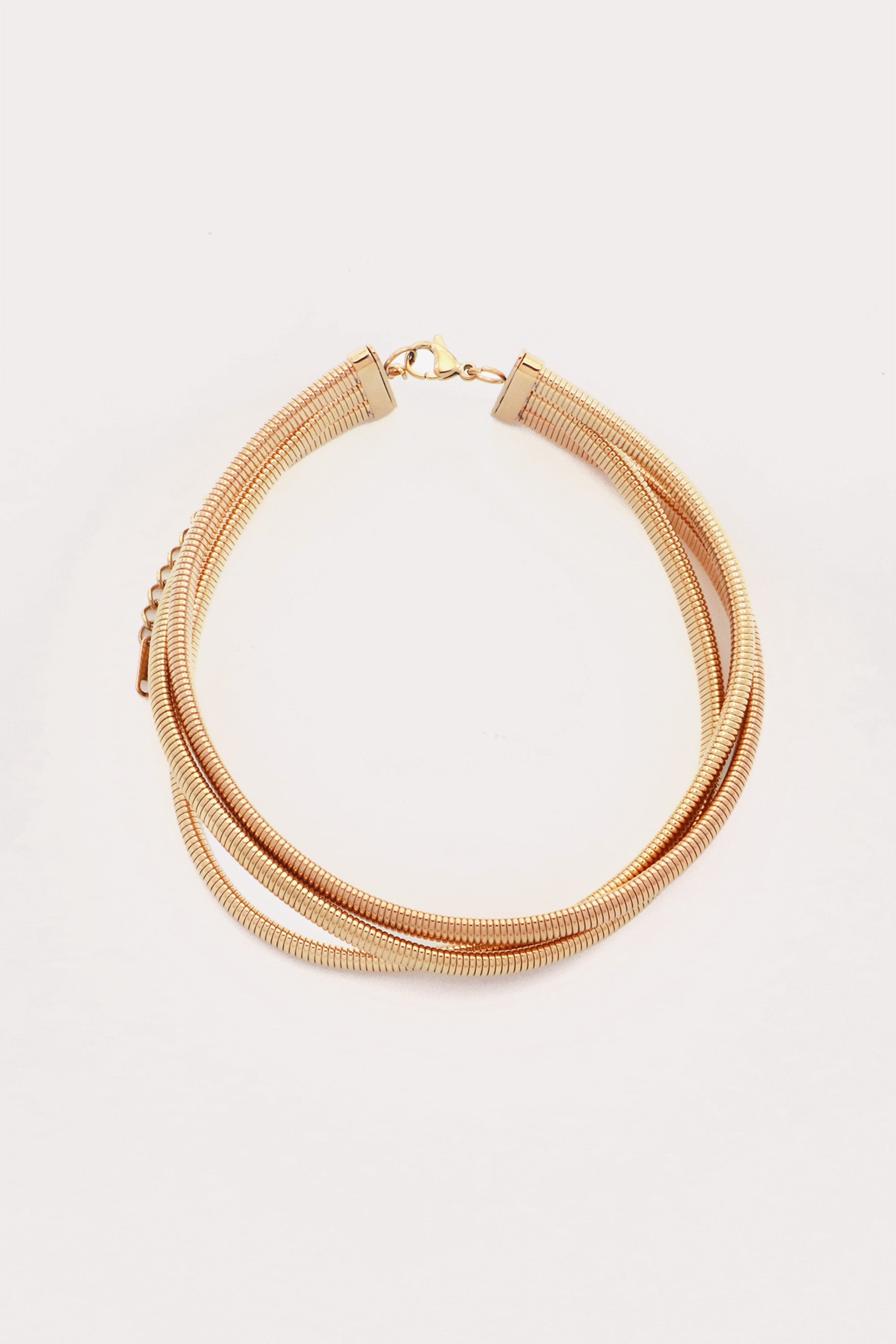 Gold Slinky Bloom Choker